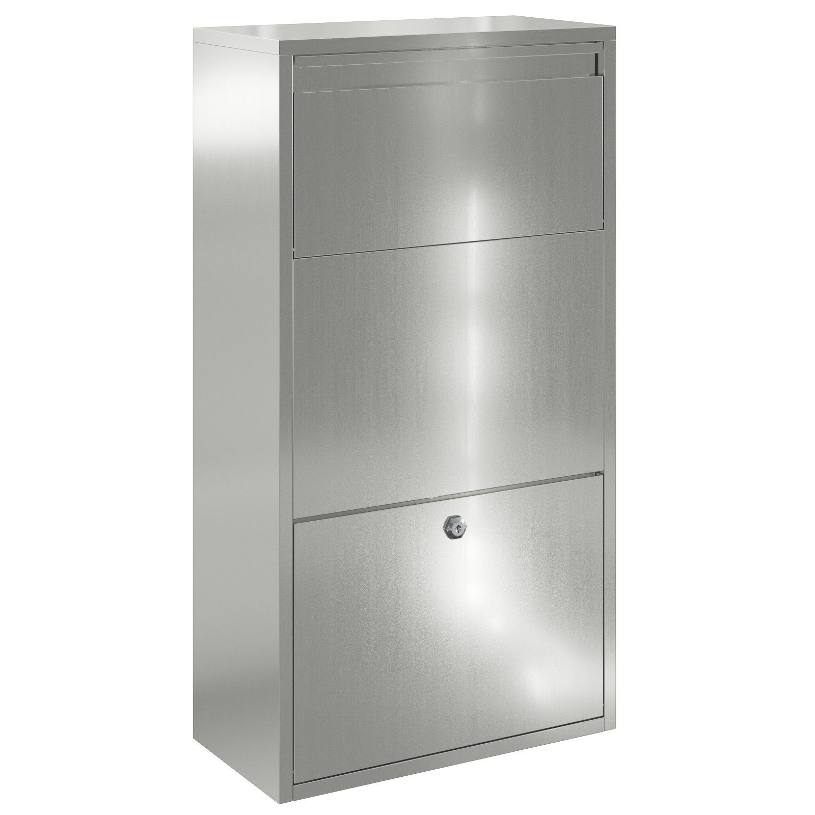 vidaXL Briefkasten Paketdropbox 44x22x82 cm Verzinkter günstig online kaufen