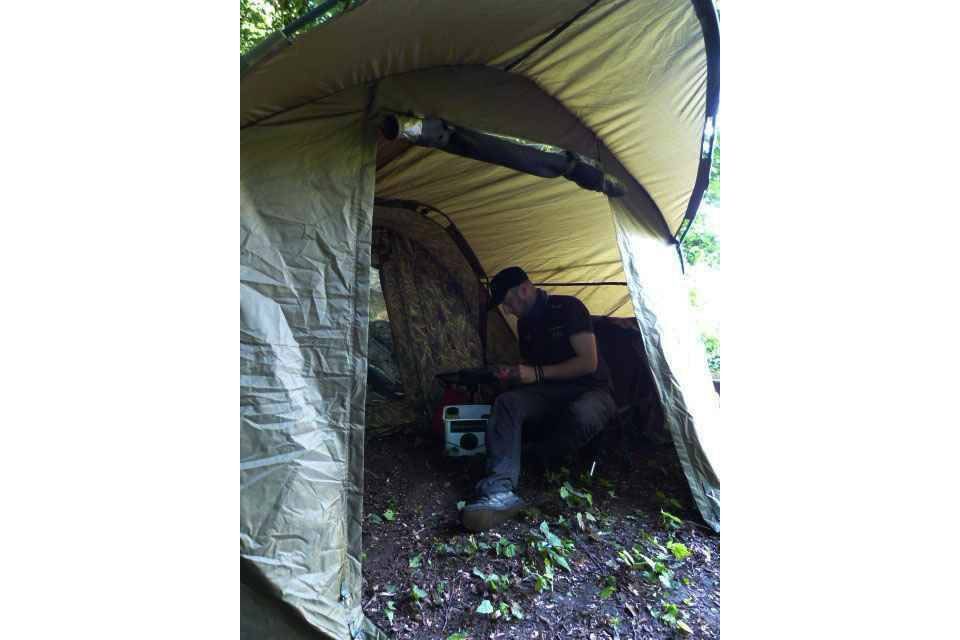 MK Angelsport Angelzelt Vorzelt für Fort Knox 3,5man 2.0 Bivvy u.a. 3-Mann Angelzelte