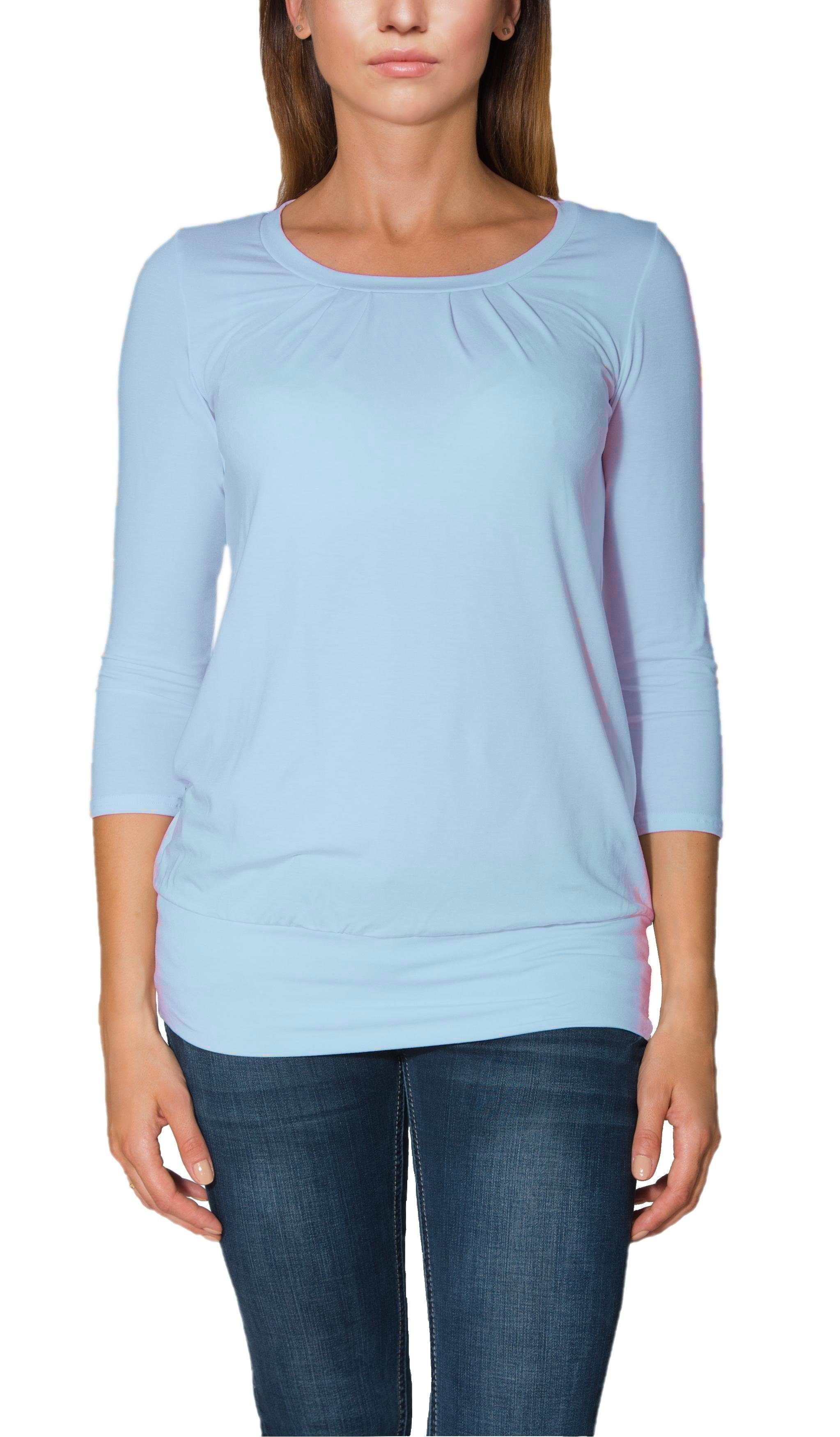 Alkato Longshirt Alkato Damen Viskose Shirt günstig online kaufen