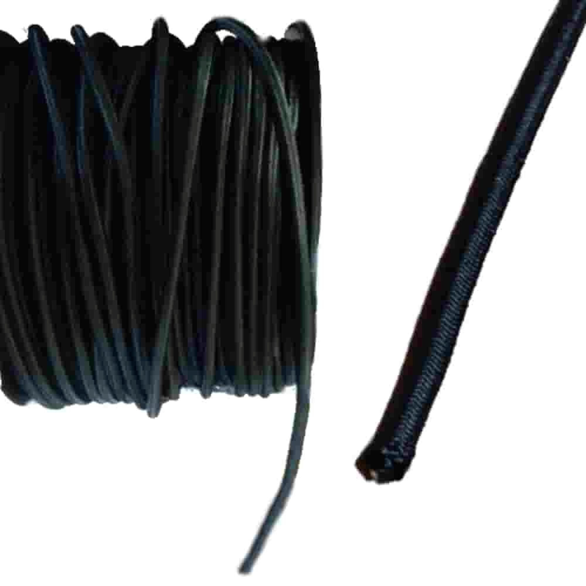 Expander Expanderseil 8 mm schwarz, 10 m Gummiseil Meterware