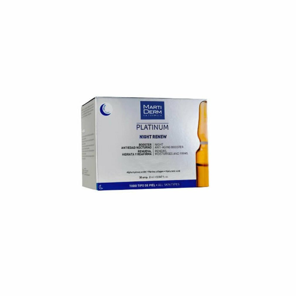 Martiderm Gesichtsmaske Martiderm Platinum Night Renew Ampullen 30 x