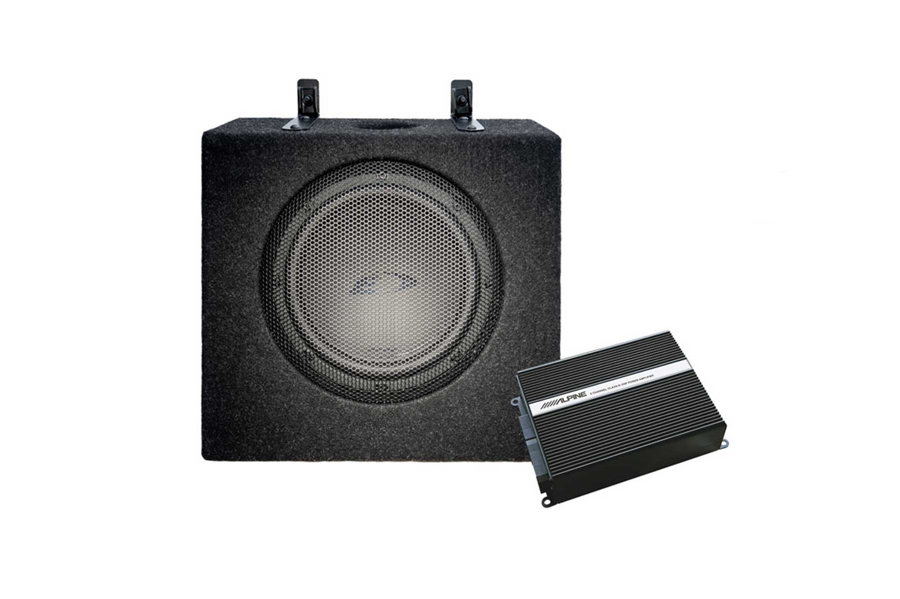 ALPINE SPC-W84AT6-2 6-Kanal DSP-Verstärker + Сабуферыgehäuse VW T6 & T6.1 Автомобильный сабвуфер (60 W, max.: W 20 cm)