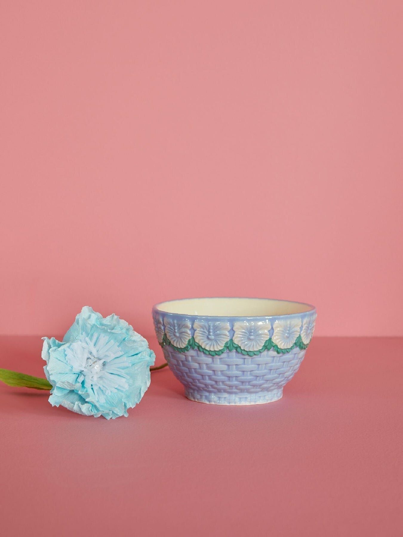 Keramik klein, blau rice Schüssel