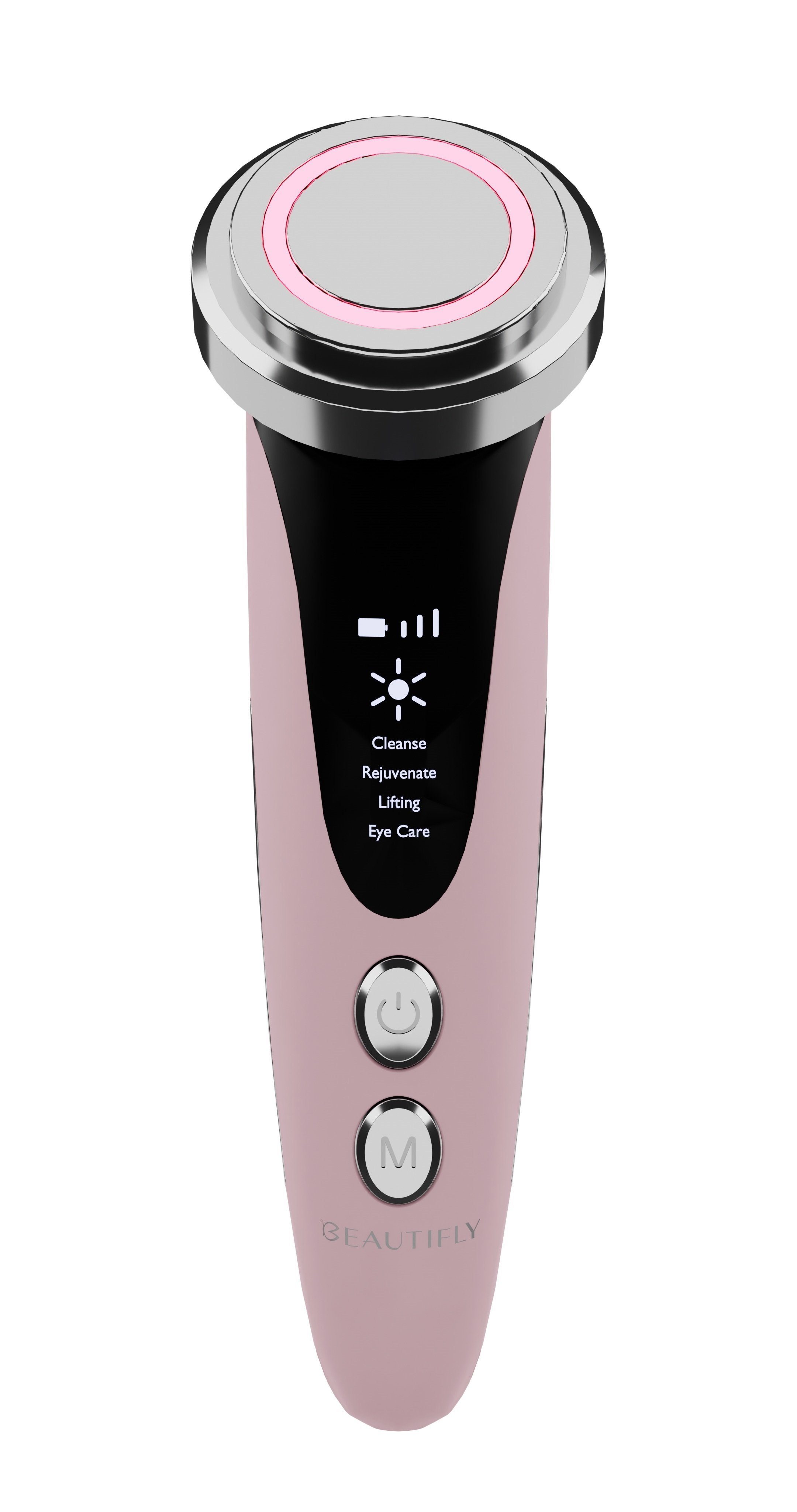 Beautifly Elektrische Gesichtsreinigungsbürste B-GLOSSY-BLUSH nadellose Mesotherapie