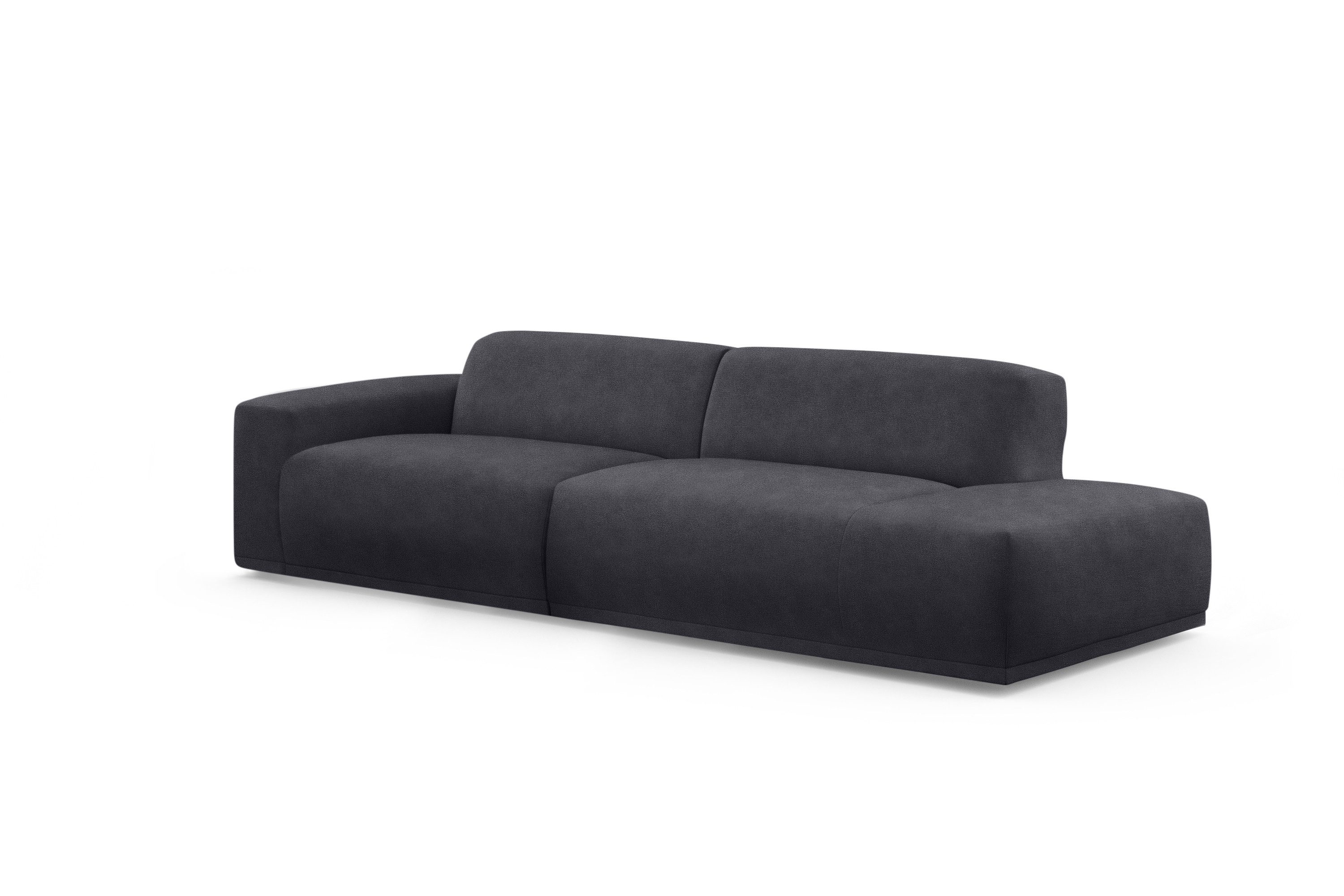TRENDMANUFAKTUR Big-Sofa Braga, mit hochwertigem Kaltschaum, Megasofa, in Cord erhältlich, modernes Big-Sofa, Couch mit hohem Sitzkomfort, 277/72/107 cm (B/H/T)