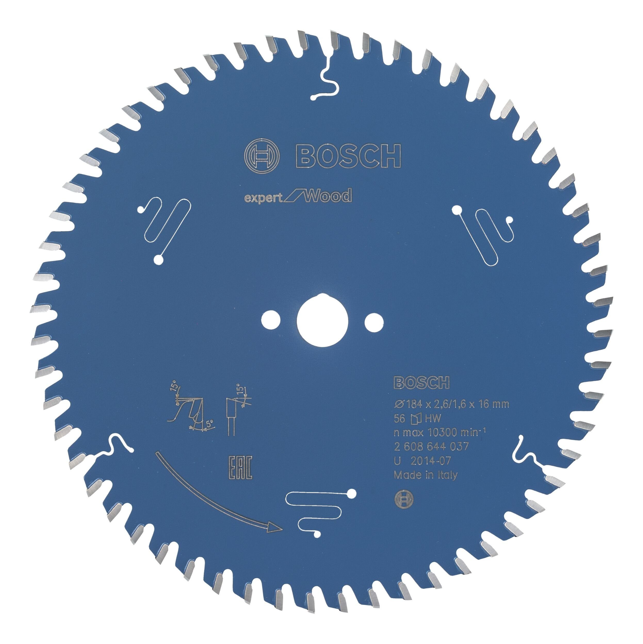 bestimmt BOSCH Kreissägeblatt Expert 56Z, x 16 184 Wood For mm - 2,6 x