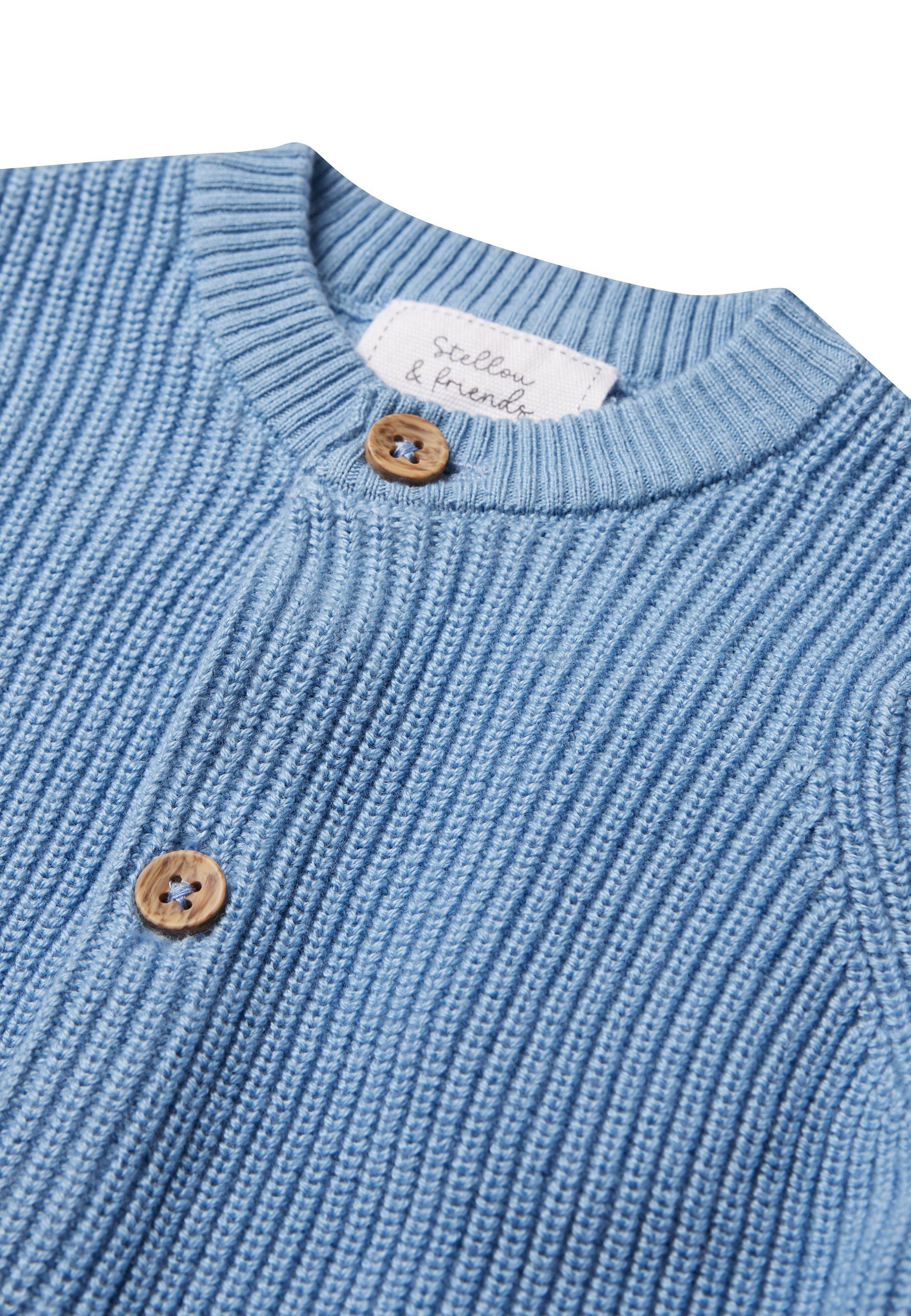Stellou & friends Strickjacke Leicht gerippte Strickjacke Leicht gerippte Strickjacke