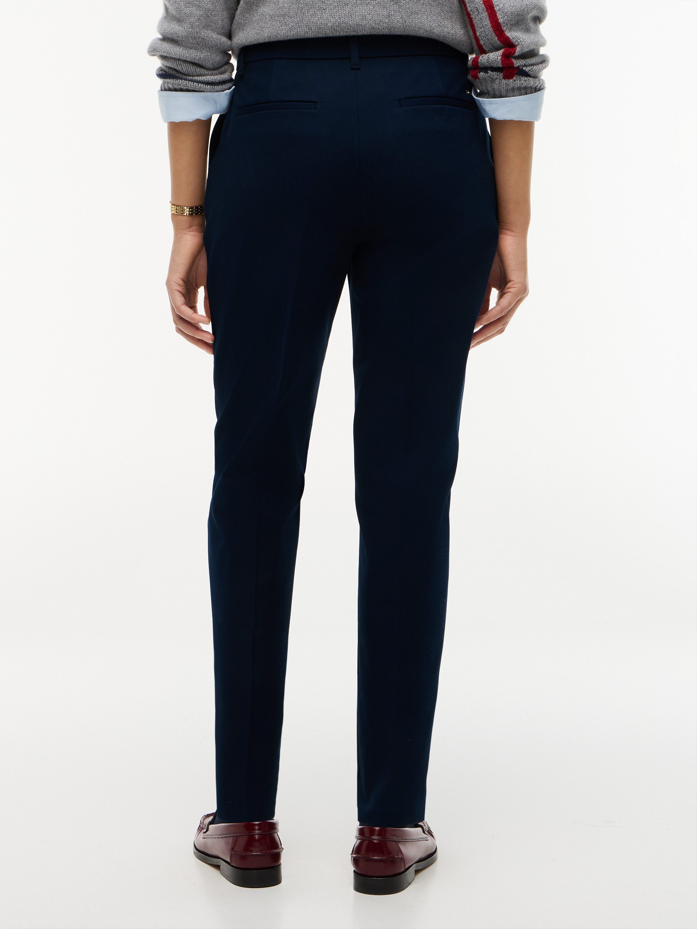 Tommy Hilfiger Anzughose GABARDINE SLIM STRAIGHT Baumwollmischung, slim fit