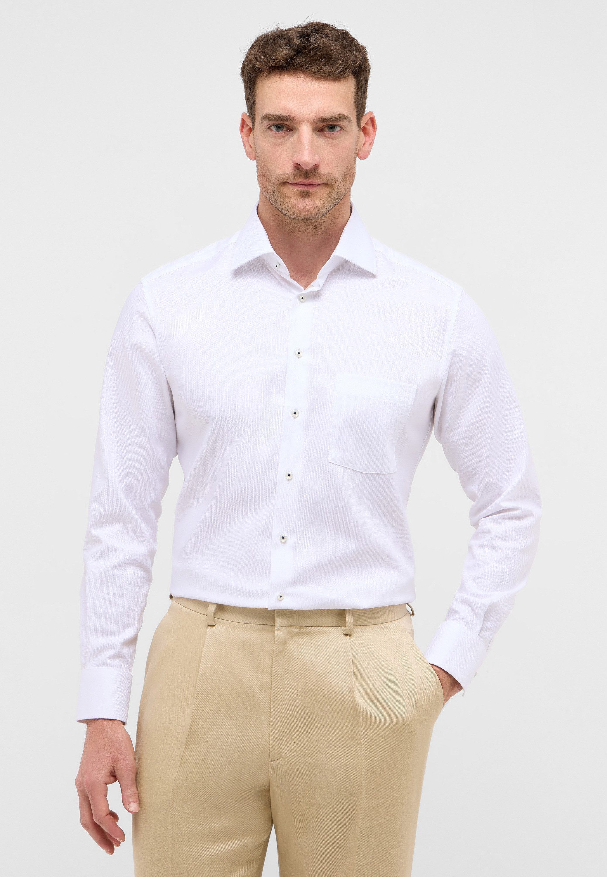 Eterna Langarmhemd MODERN FIT NON IRON günstig online kaufen