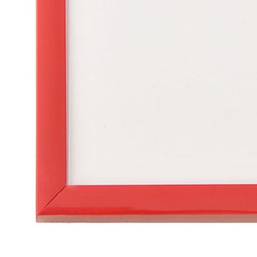 möbelando Bilderrahmen Frankeneck, (3er Set), aus PVC, MDF, PS (Polystyrol) in Rot. Abmessungen (B/H) 42x59 cm