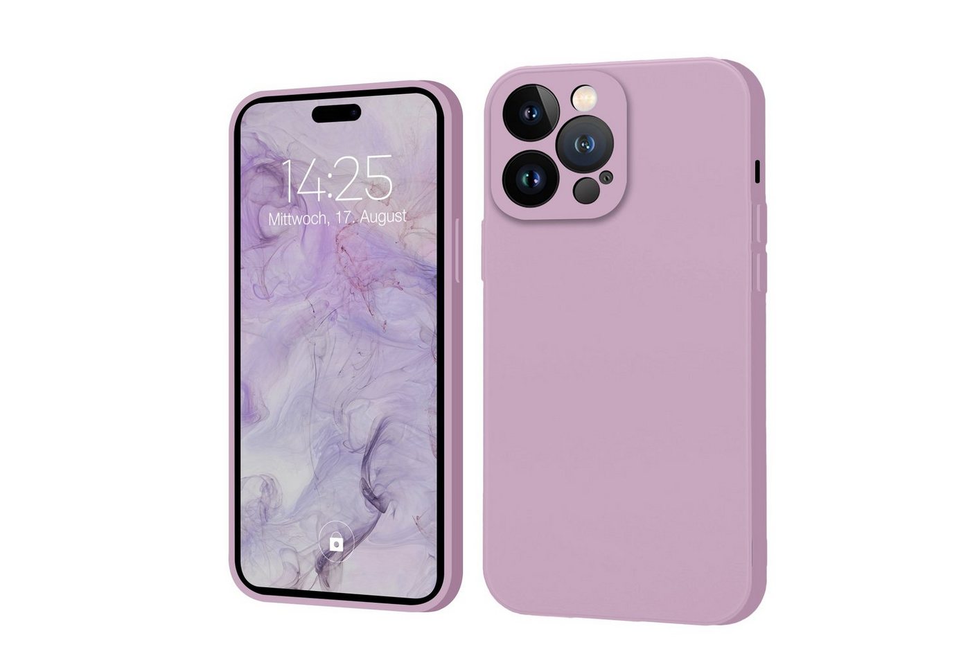 Tec-Expert Handyhülle SoftGrip Cover Hülle für Apple iPhone 14 Pro Max, Handy Case Bumper integrierter Kameraschutz flexibel