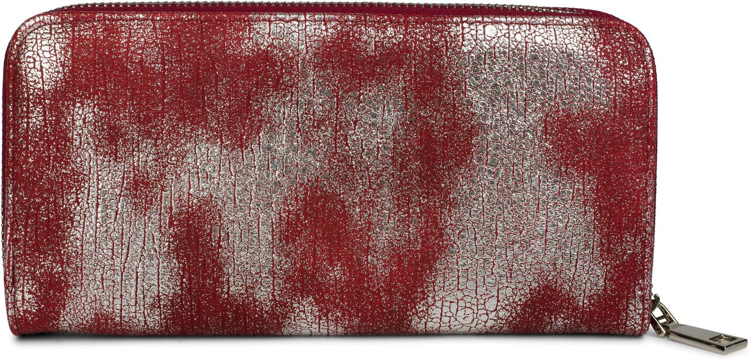 styleBREAKER Geldbörse Geldbörse genarbt Antik Metallic (1-tlg)
