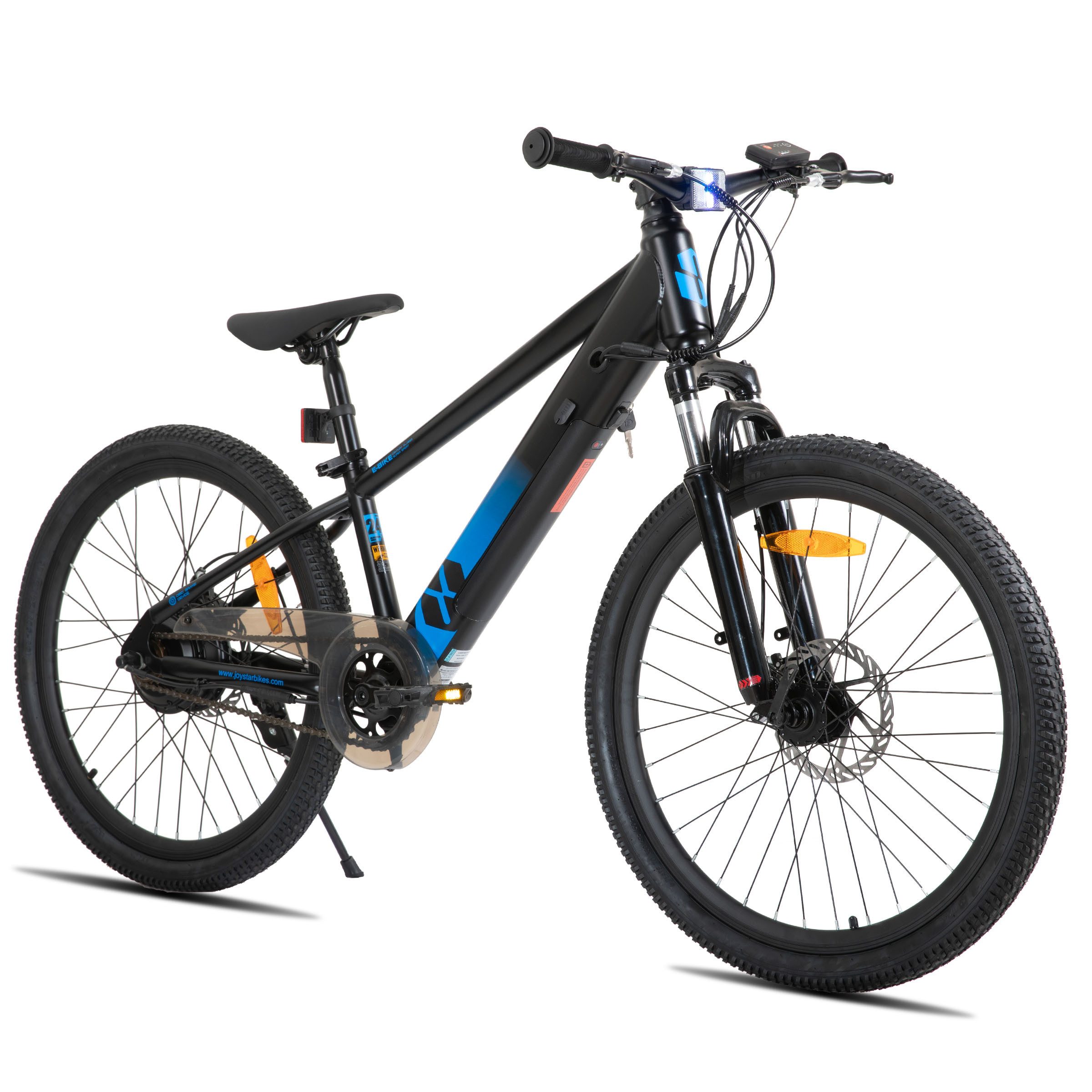 HILAND E-Bike 20/24 Zoll E‑Mountainbike 24V 250W Akku abnehmbar Kinder u. Erwachsene, Heckmotor, 124,8 Wh