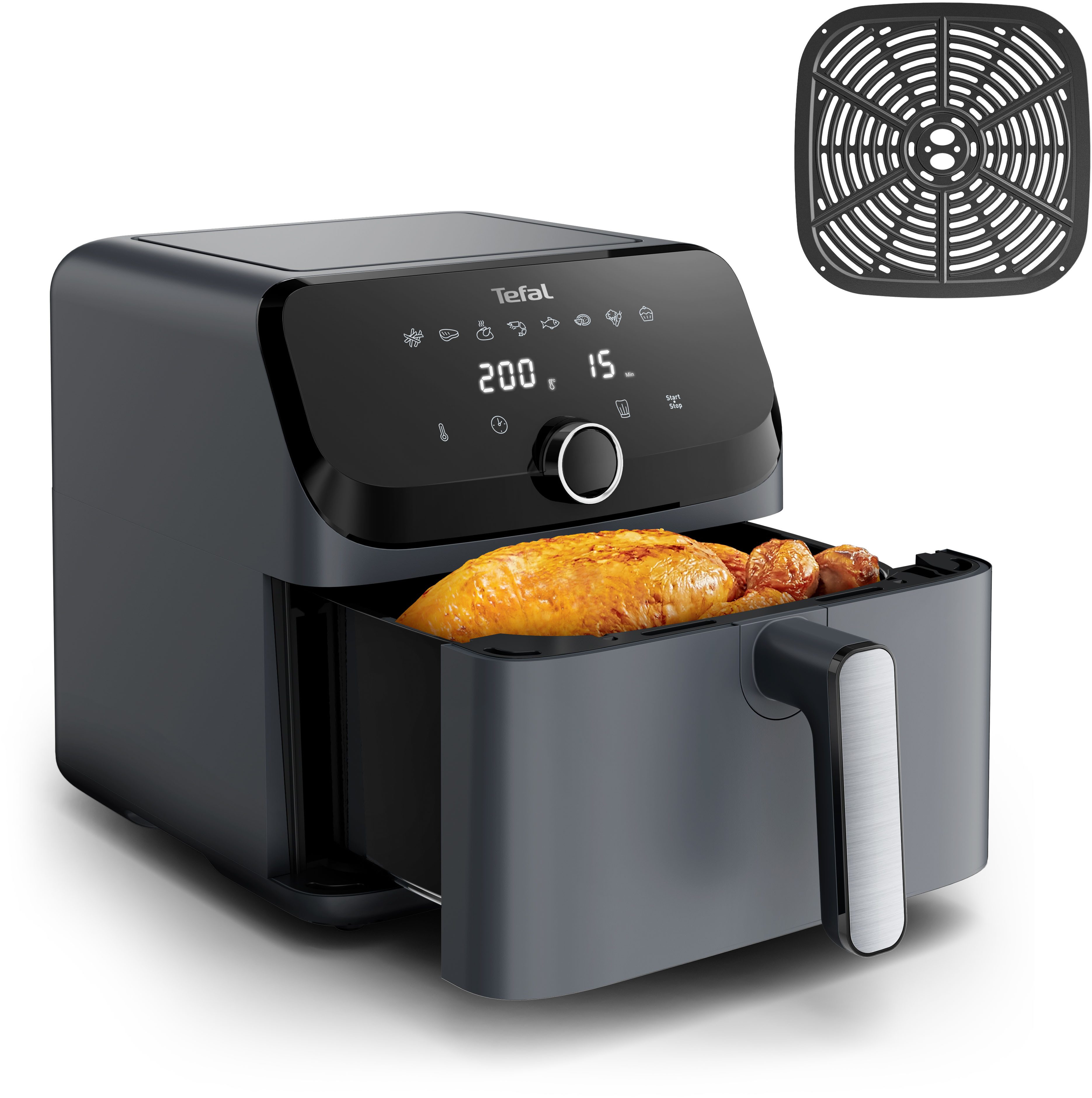 Heißluftfritteuse Tefal EY855B Easy Fry Mega Heißluftfritteuse