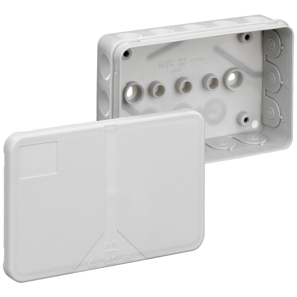 SPELSBERG Verteilerbox Spelsberg 34691601 Verbindungsdose (L x B x H) 85 x 130 x 37 mm Grau I