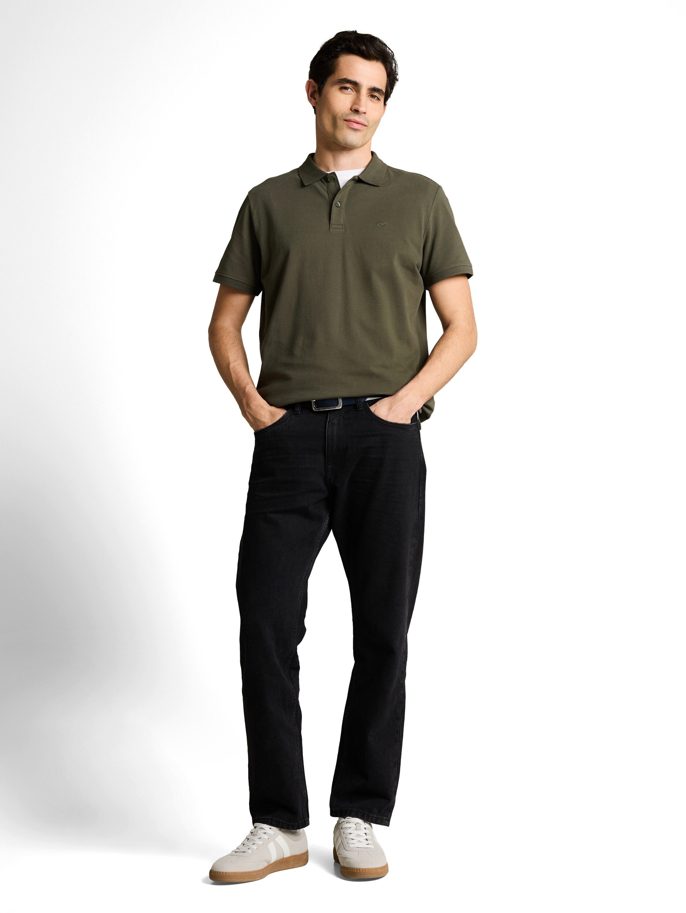 TOM TAILOR Poloshirt Regular mit farblich hervorgehobener Knopfleiste – Bild 4 von 5