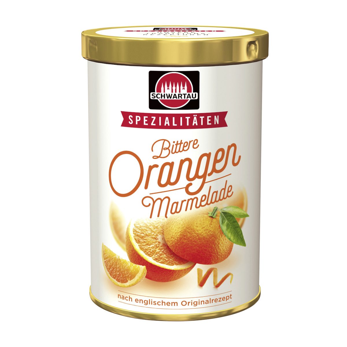 SCHWARTAU Fruchtaufstrich, Schwartau Spezialitäten Bittere Orangen Marmelade vegan 350g