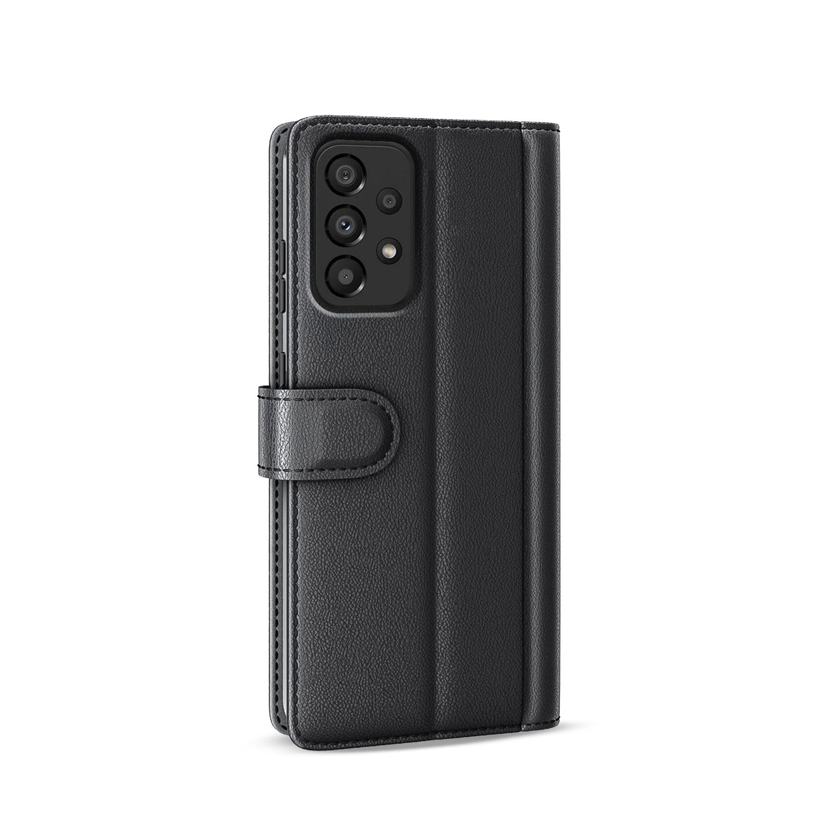 Tec-Expert Handyhülle Echtleder Hülle für Samsung Galaxy A52 6.5 Zoll, 6.5", Cover Klapphülle Case mit Kartenfächern und Geldfach aufstellbar – Bild 5 von 5