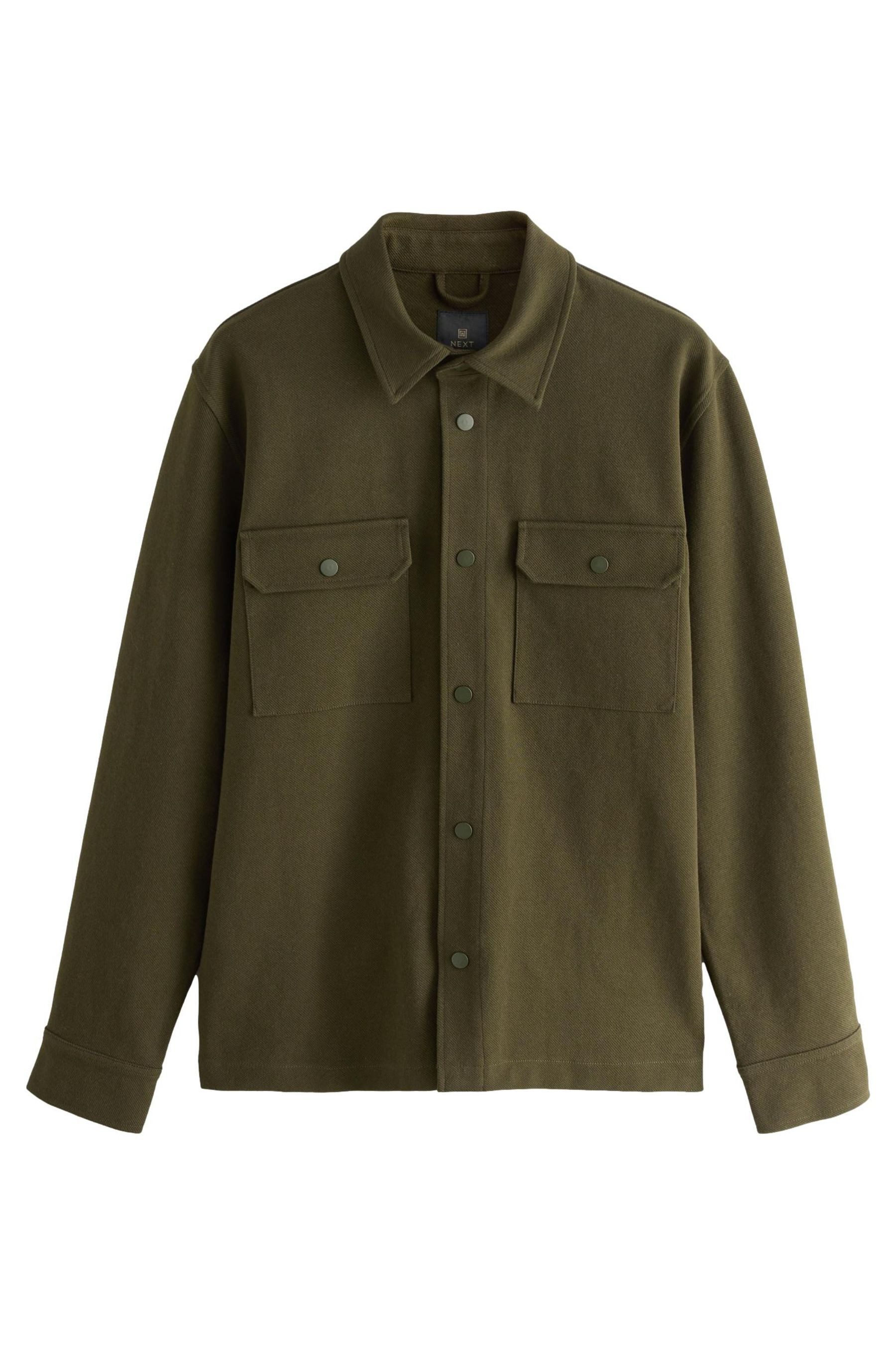 Next Hemdjacke Hemdjacke mit Druckknopfverschluss aus Jersey (1-St)