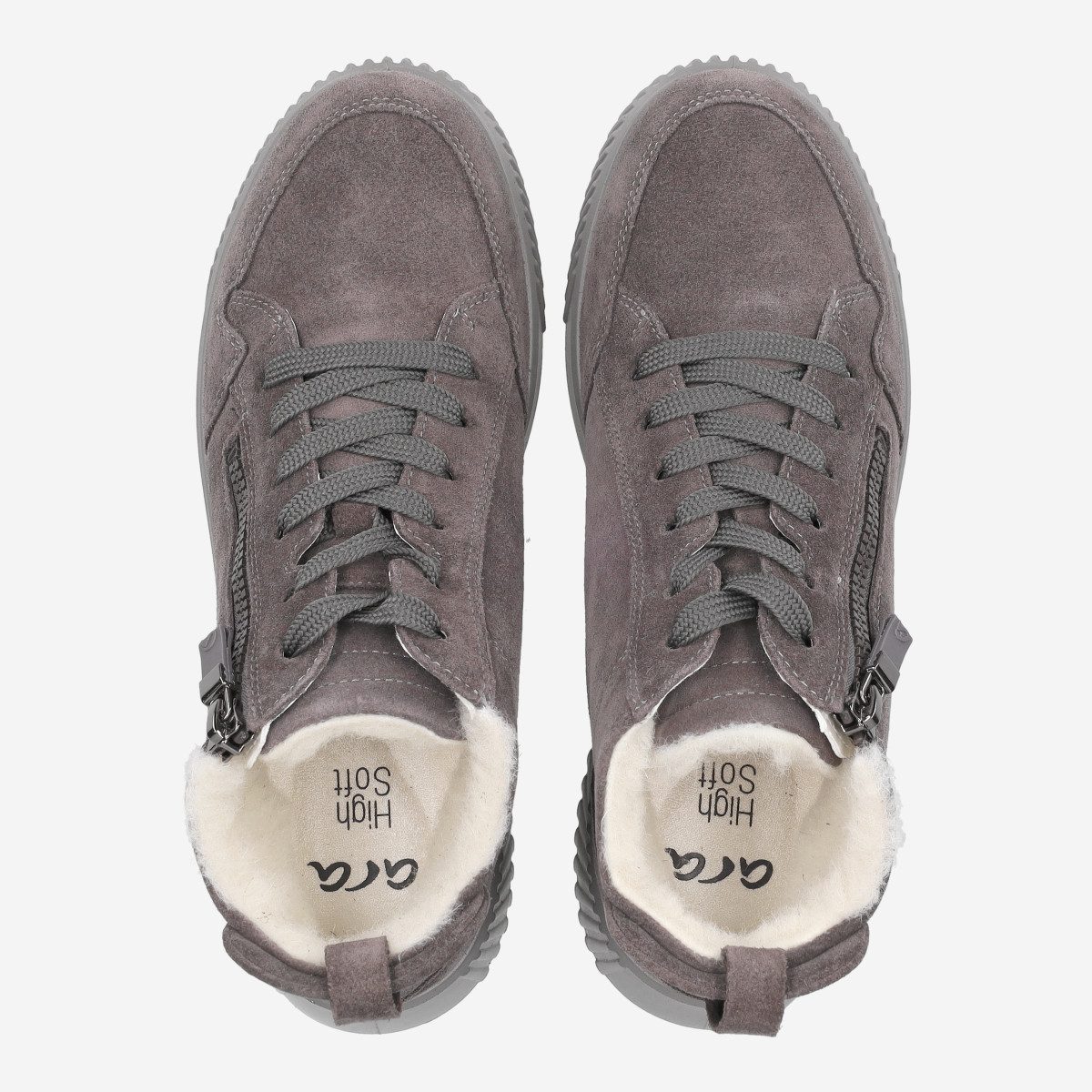 Ara Ara 26904-10 DAVOS-ST, Warmfutter, Boots, Grau, Damen Stiefel