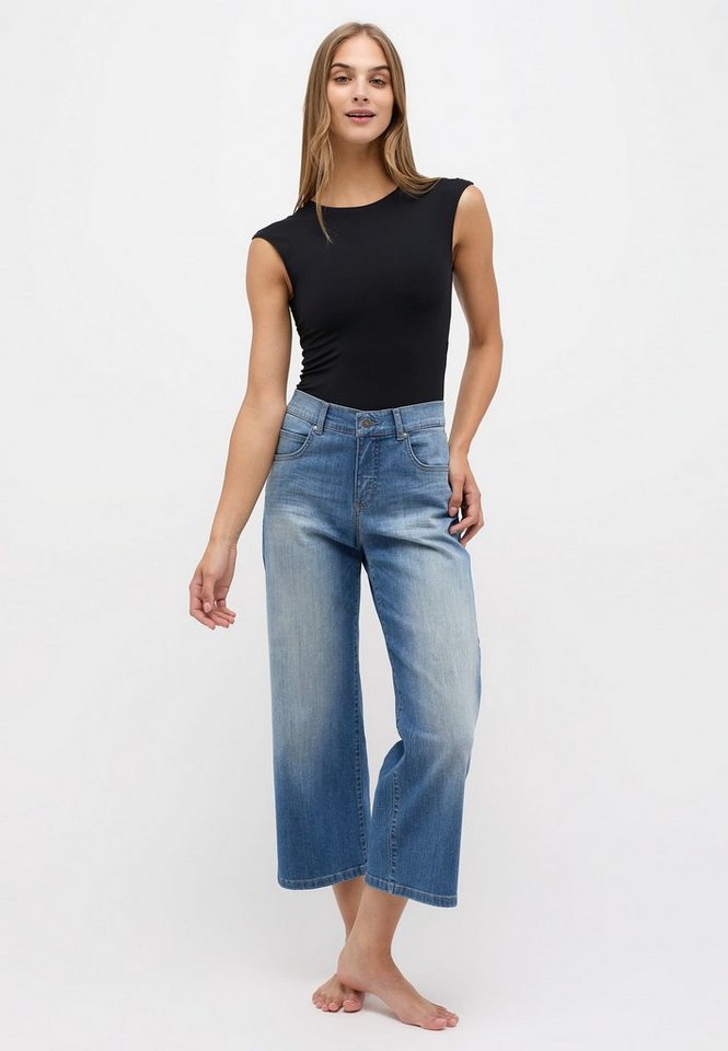 ANGELS Straight-Jeans Jeans Linn Mit Organic Cotton mit Reißverschluss