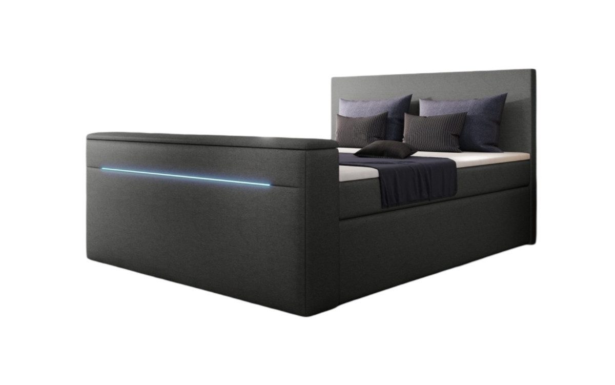 Luxusbetten24 Boxspringbett Simple, mit TV Lift günstig online kaufen