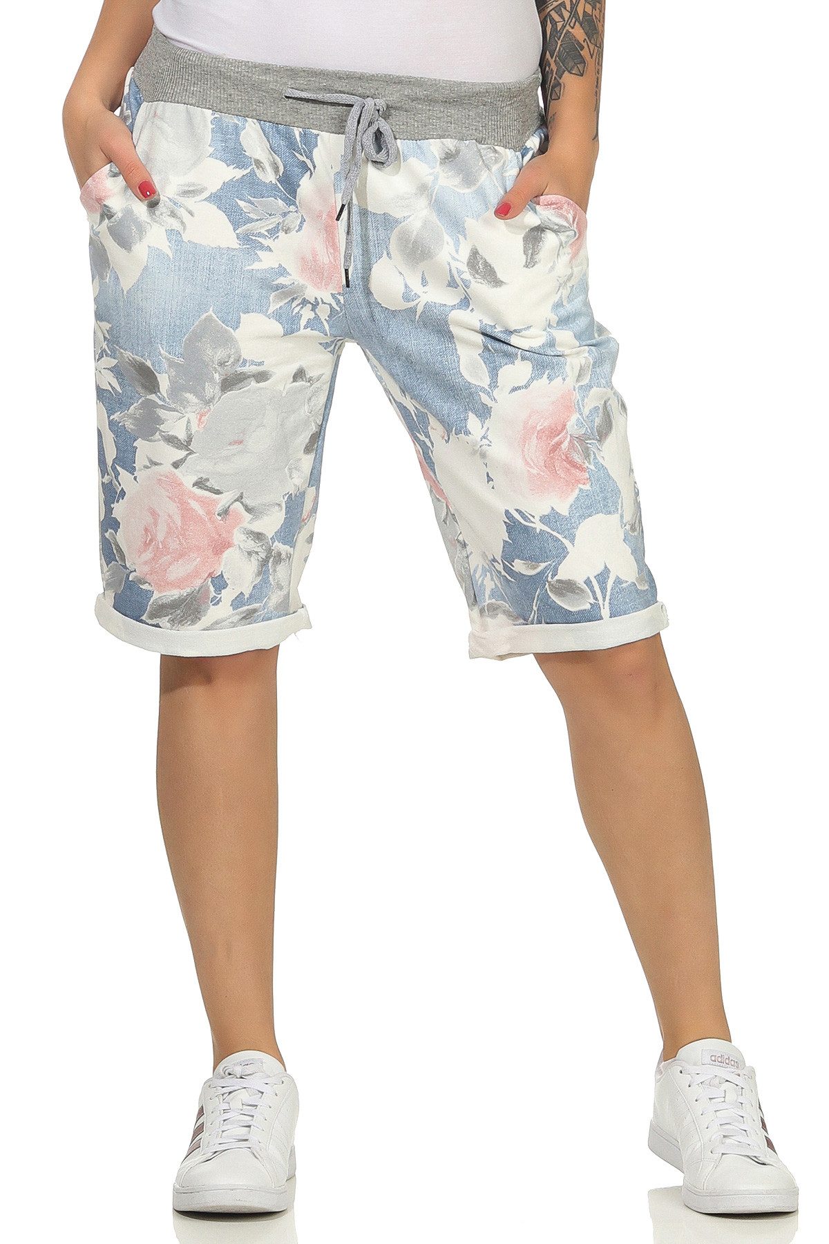 CLEO STYLE Sweatbermudas Bermuda Damen 30 günstig online kaufen