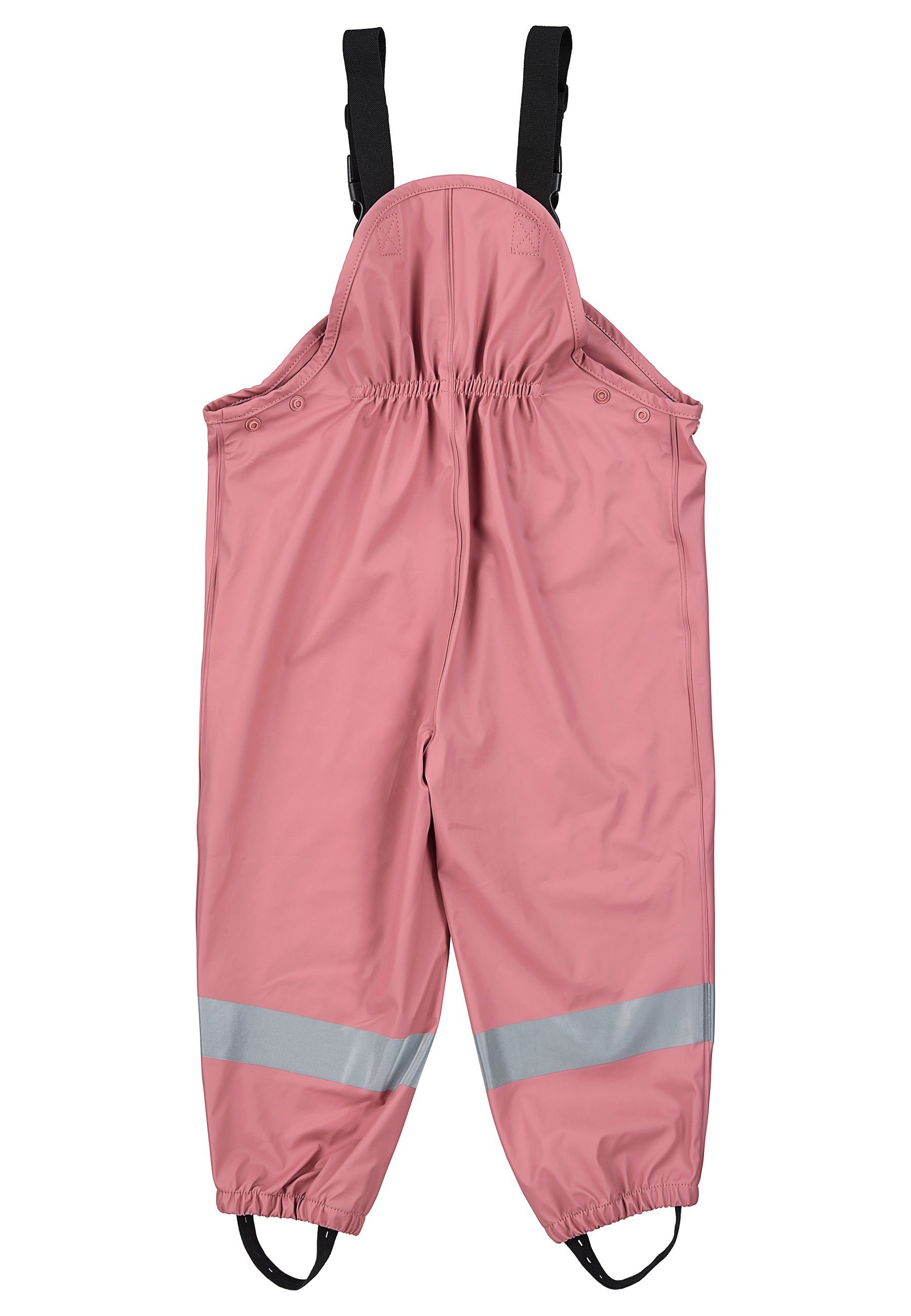 Kinder Regenträgerhose Hosenträger Reflektoren, süßen verstellbar rosa mit Regenhose mit Regenträgerhose (1-tlg., Sterntaler® Motiven) Matschhosenträger Regenhose mit Druckknöpfen, ungefüttert