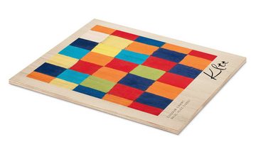 Posterlounge Holzbild Paul Klee, Colour Chart, Arztpraxis Grafikdesign