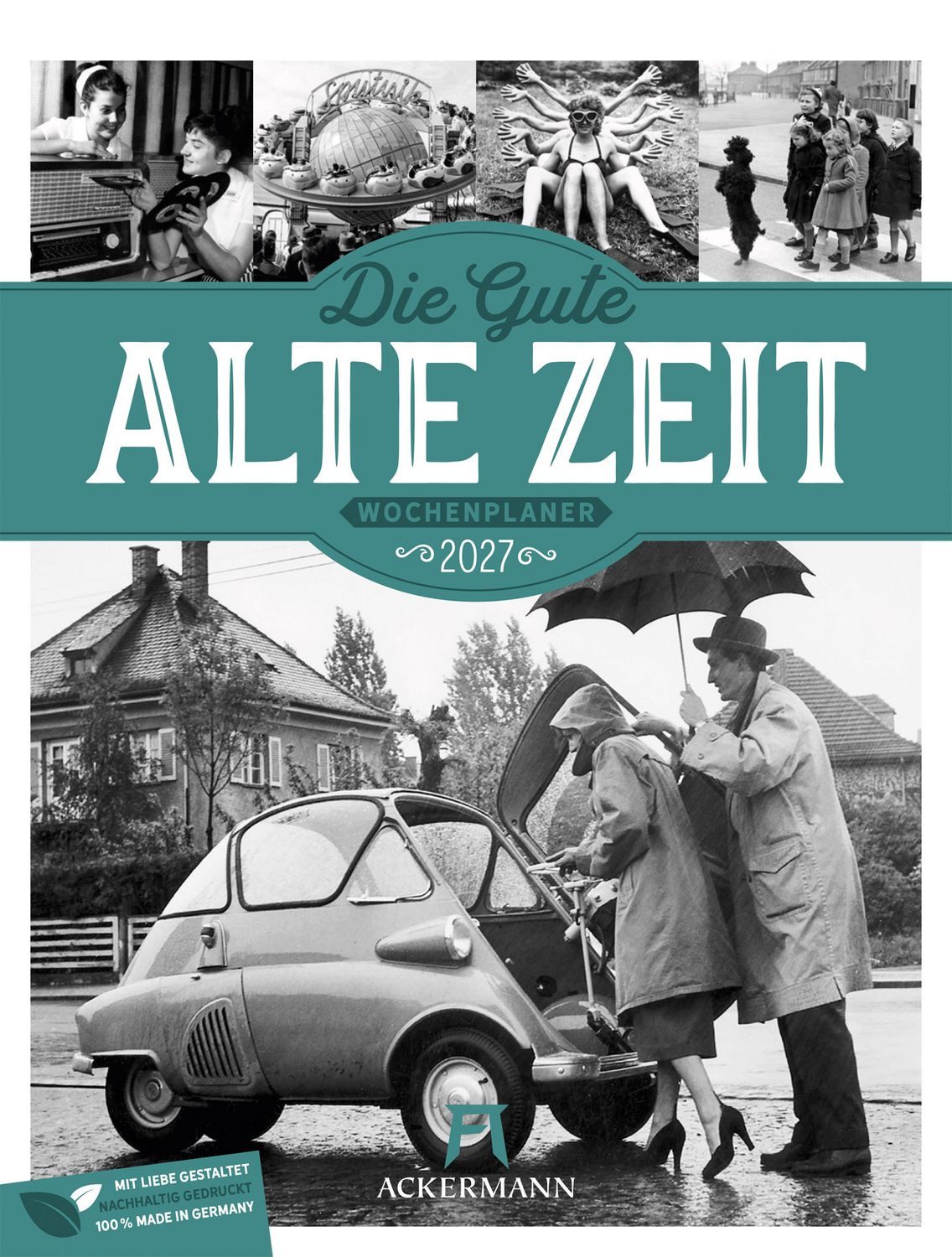 Ackermann Wandkalender Die gute alte Zeit Wochenplaner Kalender 2027