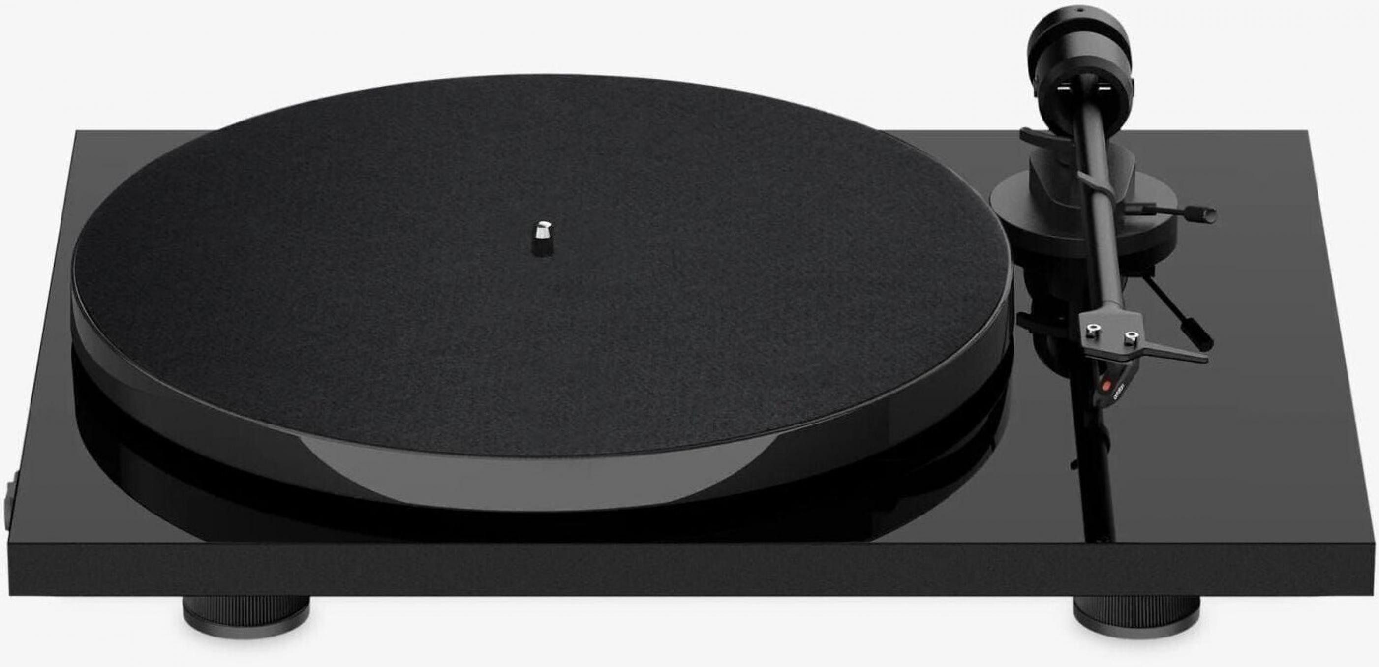 Pro-Ject E1 schwarz Voreingestellter Ortofon OM 5E Tonabnehmer Проигрыватели