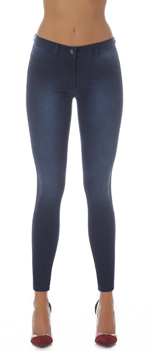 Shape in Jeans-Look Shapingleggings Bleu Bas Jeansoptik