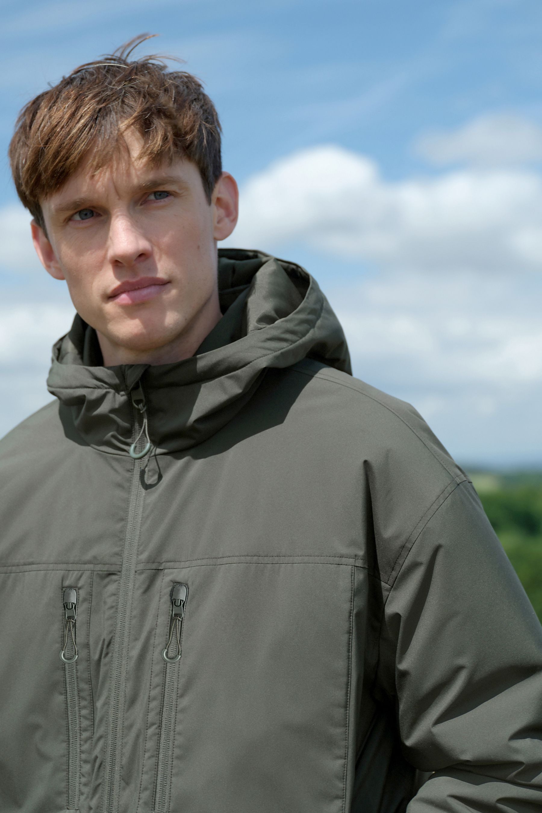 Next Hemdjacke Spritzwasserabweisende, wattierte ThermoGen Jacke (1-St)