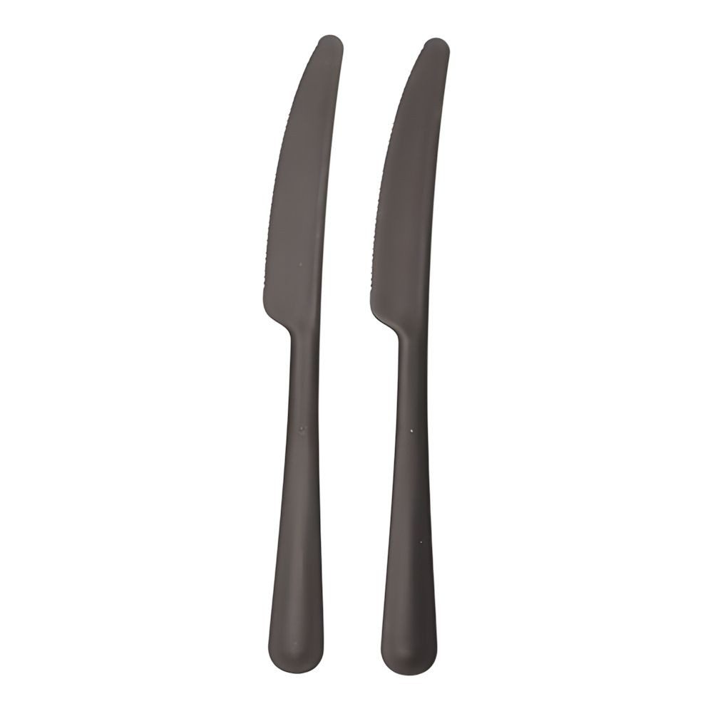 Haval Tafelmesser 200x Circulware Mehrweg-Messer PP-MF 19,7 cm schwarz Gaia extra stabil