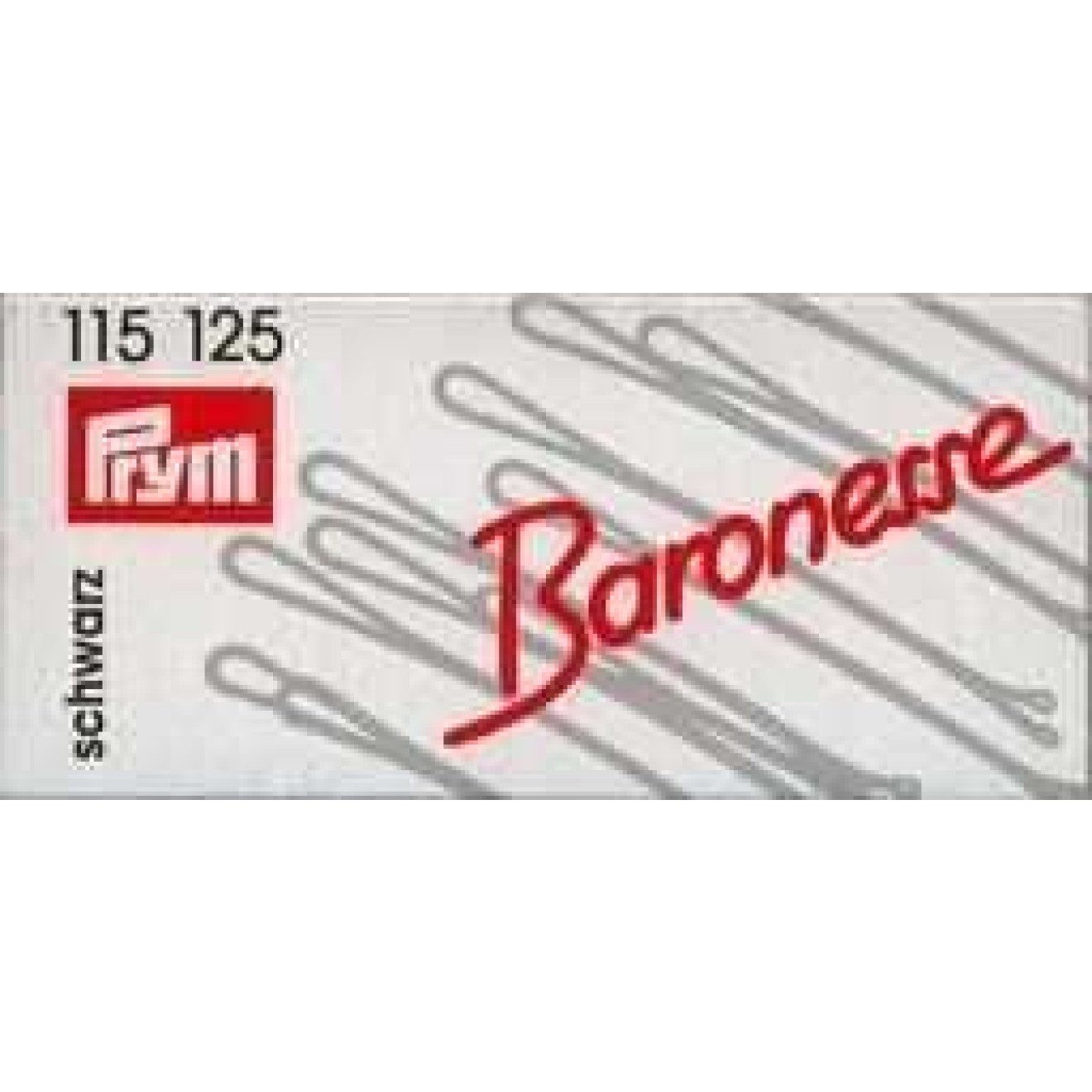 Prym Stricknadeln Haarklemmen 4 cm schwarz 12 St