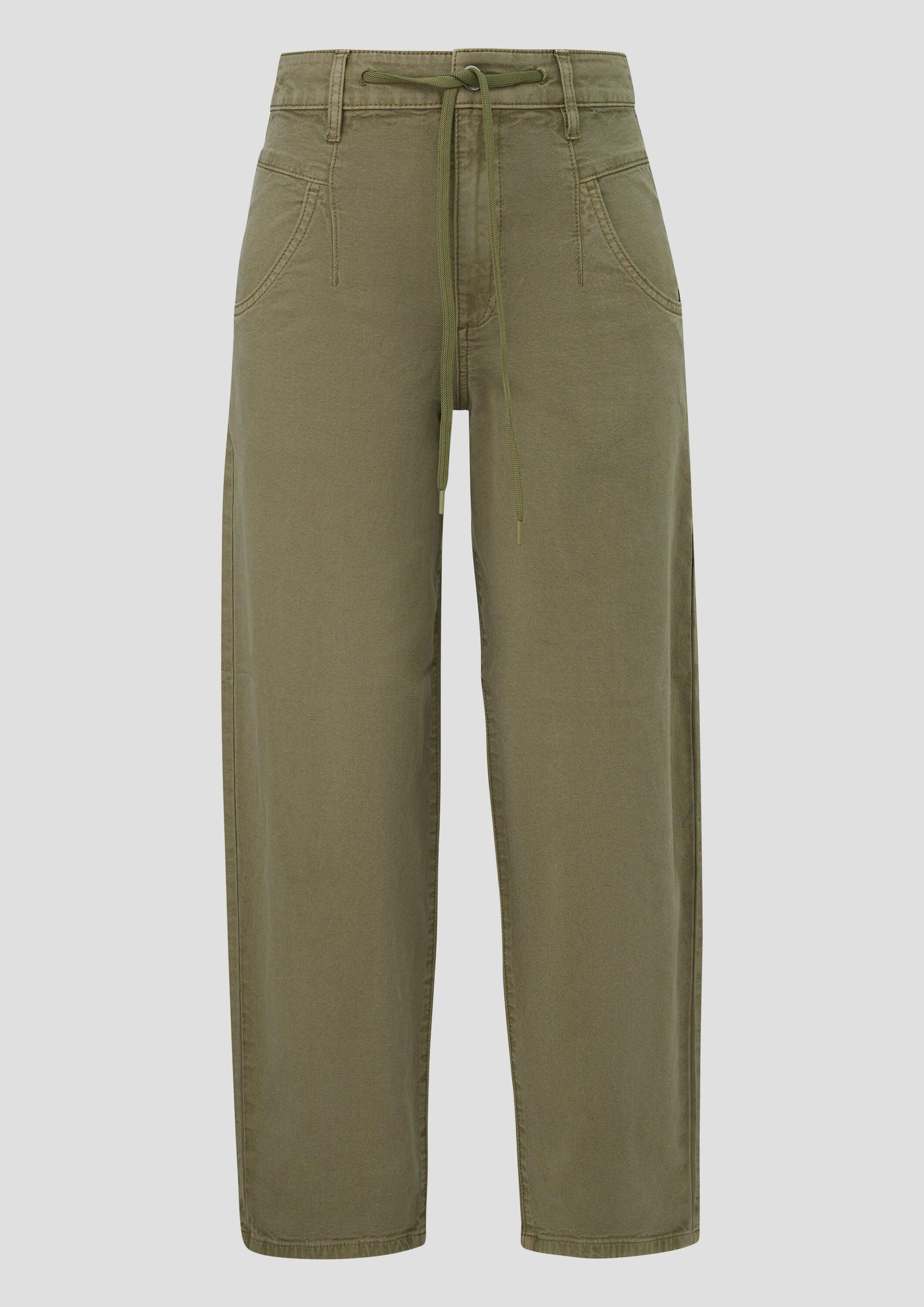 s.Oliver 7/8-Hose Hose Ankle-Hose mit Garment Dye und Durchzugkordel günstig online kaufen