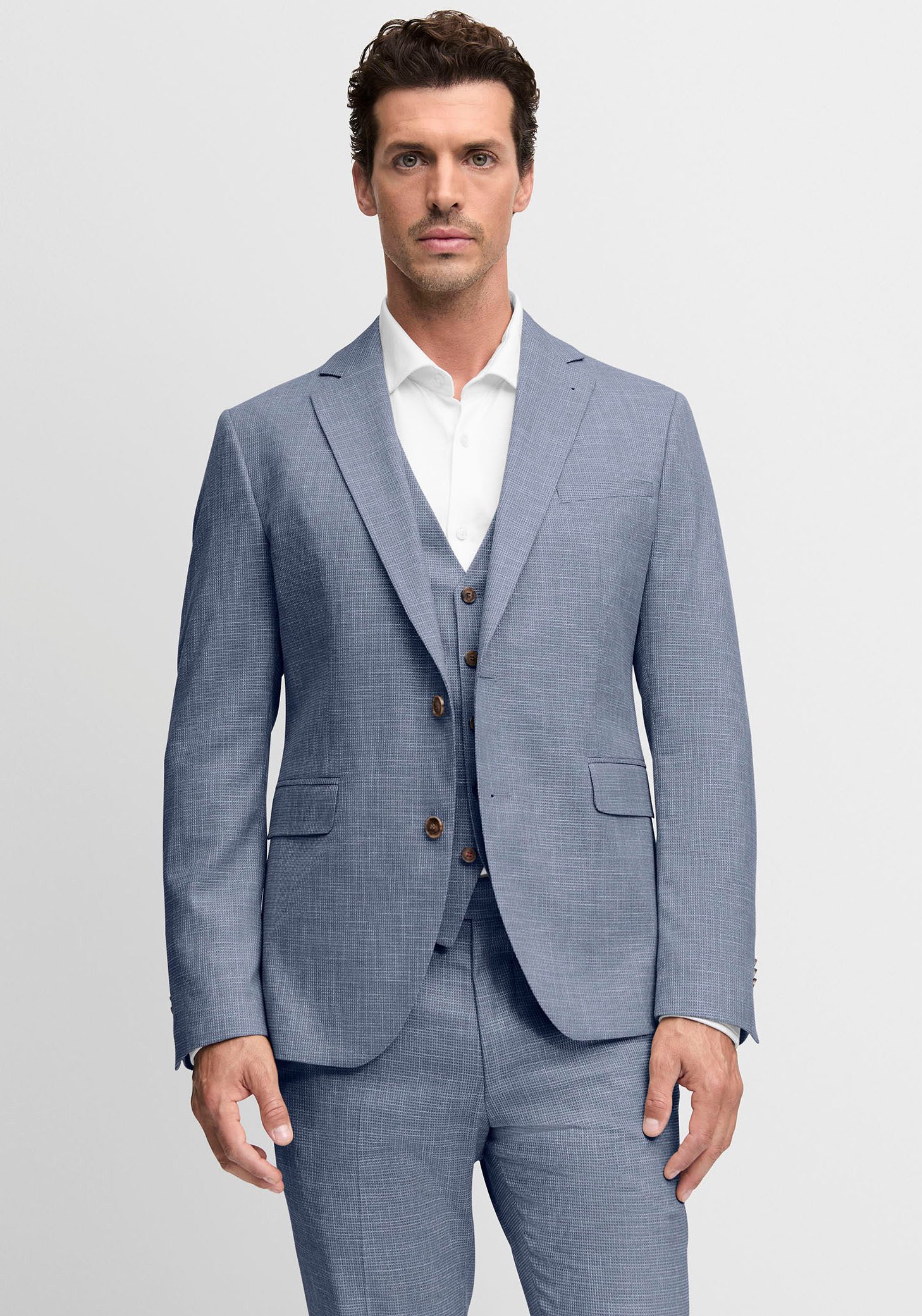 Cinque Baukastensakko CIDATA in dezentem Muster, Regular Fit