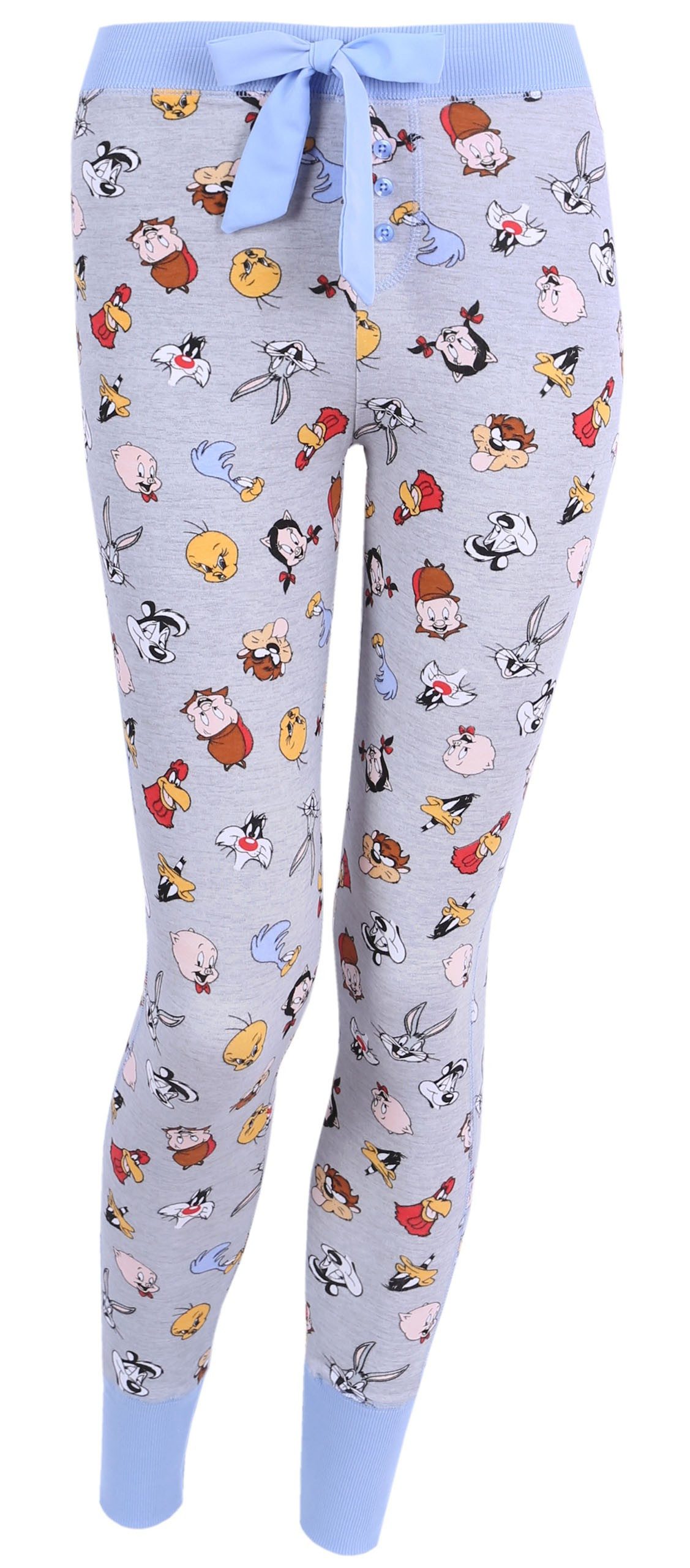 LOONEY TUNES 7/8-Leggings Graue Schlafhose Schlafanzughose Looney Tunes XL
