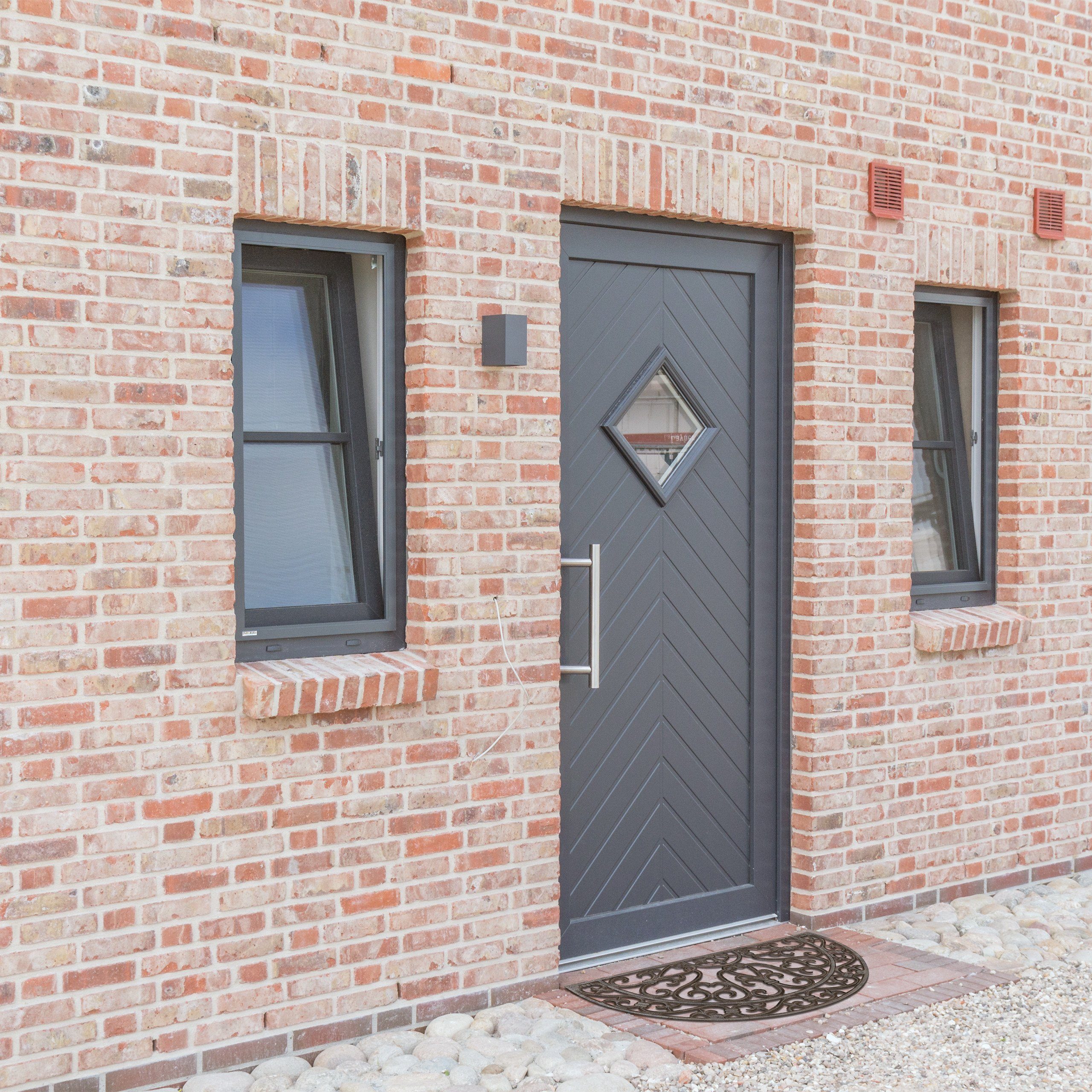 relaxdays Fußmatte Fußabtreter Gusseisen, Höhe: 20 mm, A günstig online kaufen