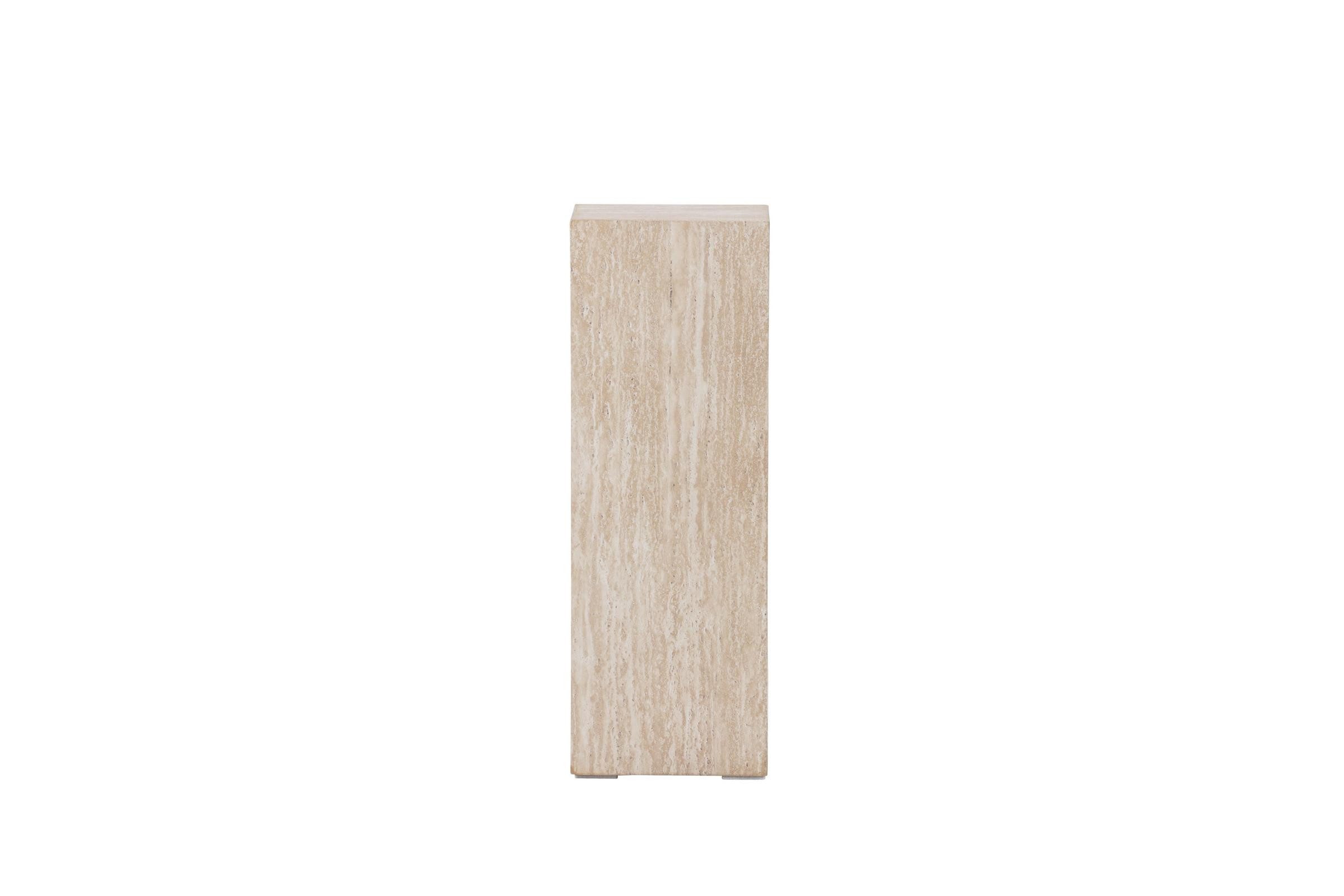 Venture Home Couchtisch Ramsvik Beistelltisch weiß Pflanzenständer beige. (1-St)