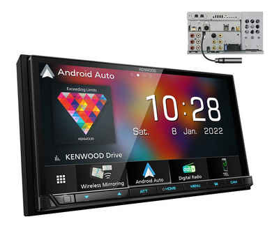 KENWOOD DMX8021DABS 2-DIN Digital Media Receiver 7" Display Autoradio (FM-Tuner mit RDS, Digitalradio mit DAB+, Apple CarPlay, Android Auto, Bluetooth, WiFi, High-Speed USB-C)