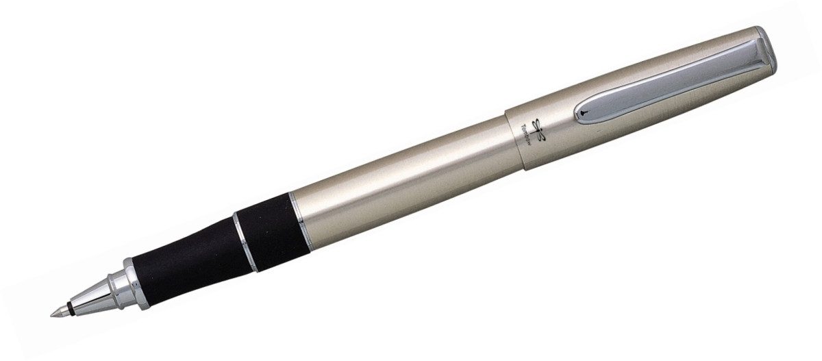 TOMBOW Tintenfeinschreiber Tintenroller Havanna silber-matt