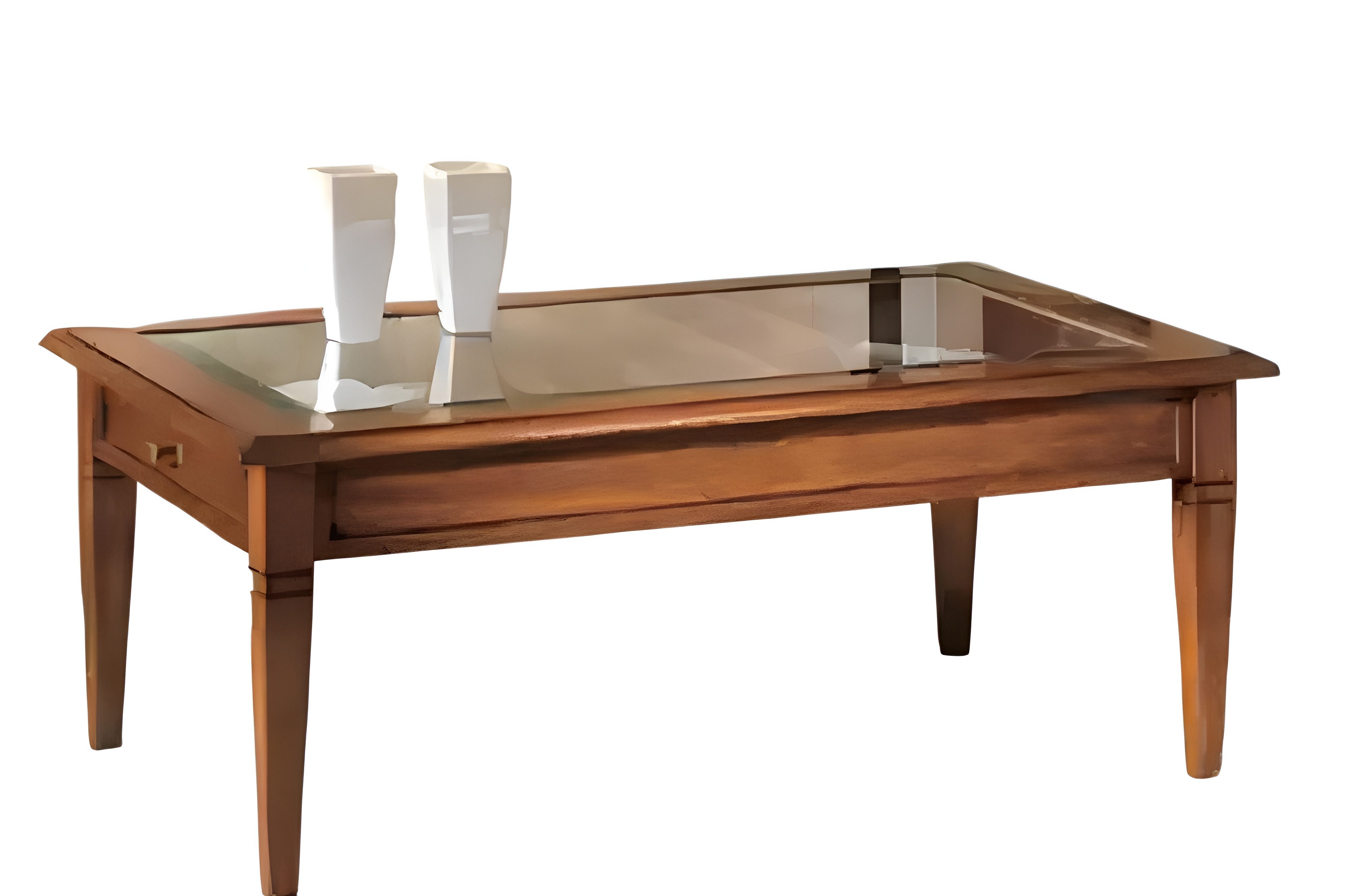 Xlmoebel Couchtisch Eleganter Holz Beistelltisch im italienischen Stil für Ihr Zuhause (Packung, 1-St., Couchtisch), Hergestellt in Europa
