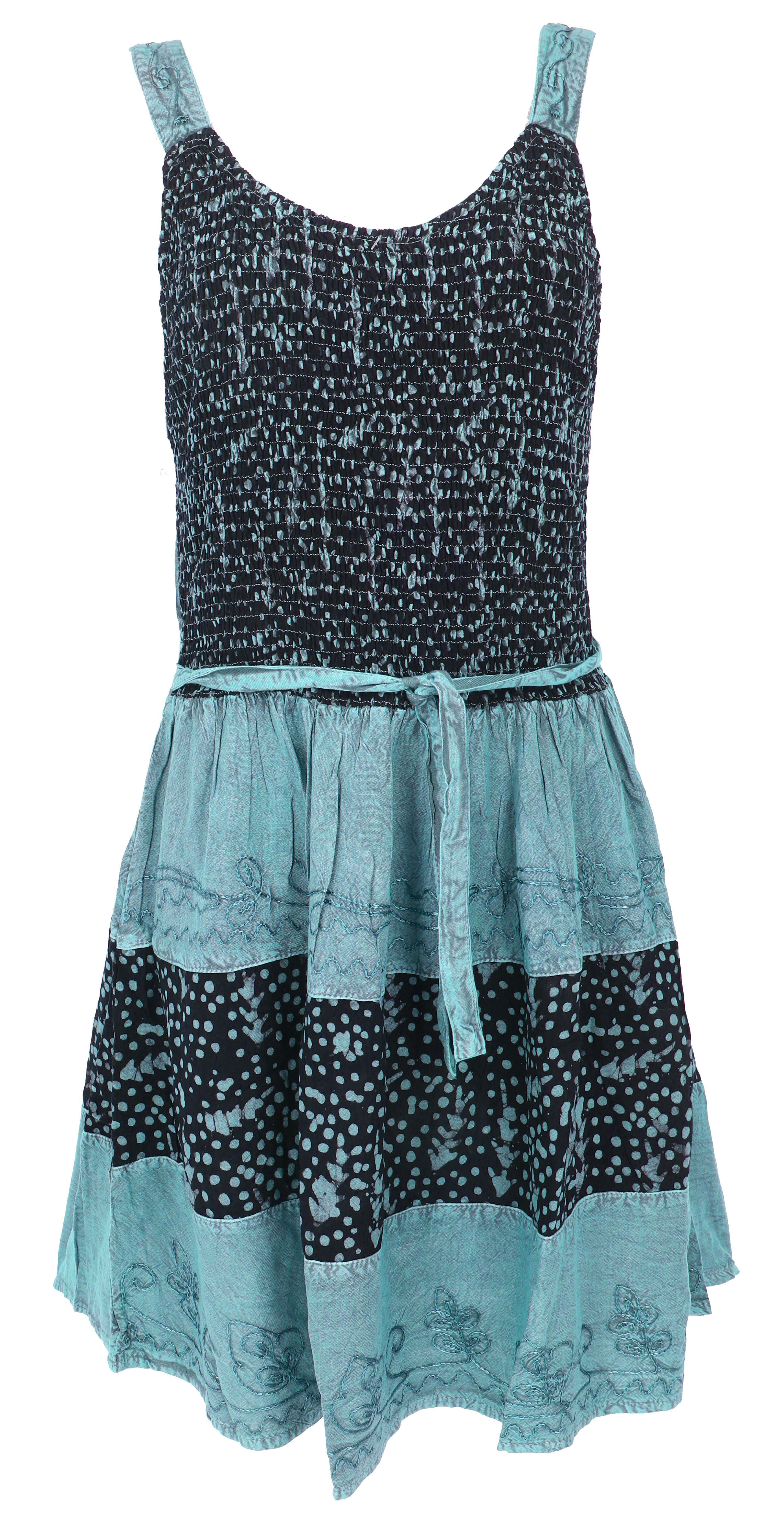 Midikleid Besticktes indisches Minikleid Boho chic,..