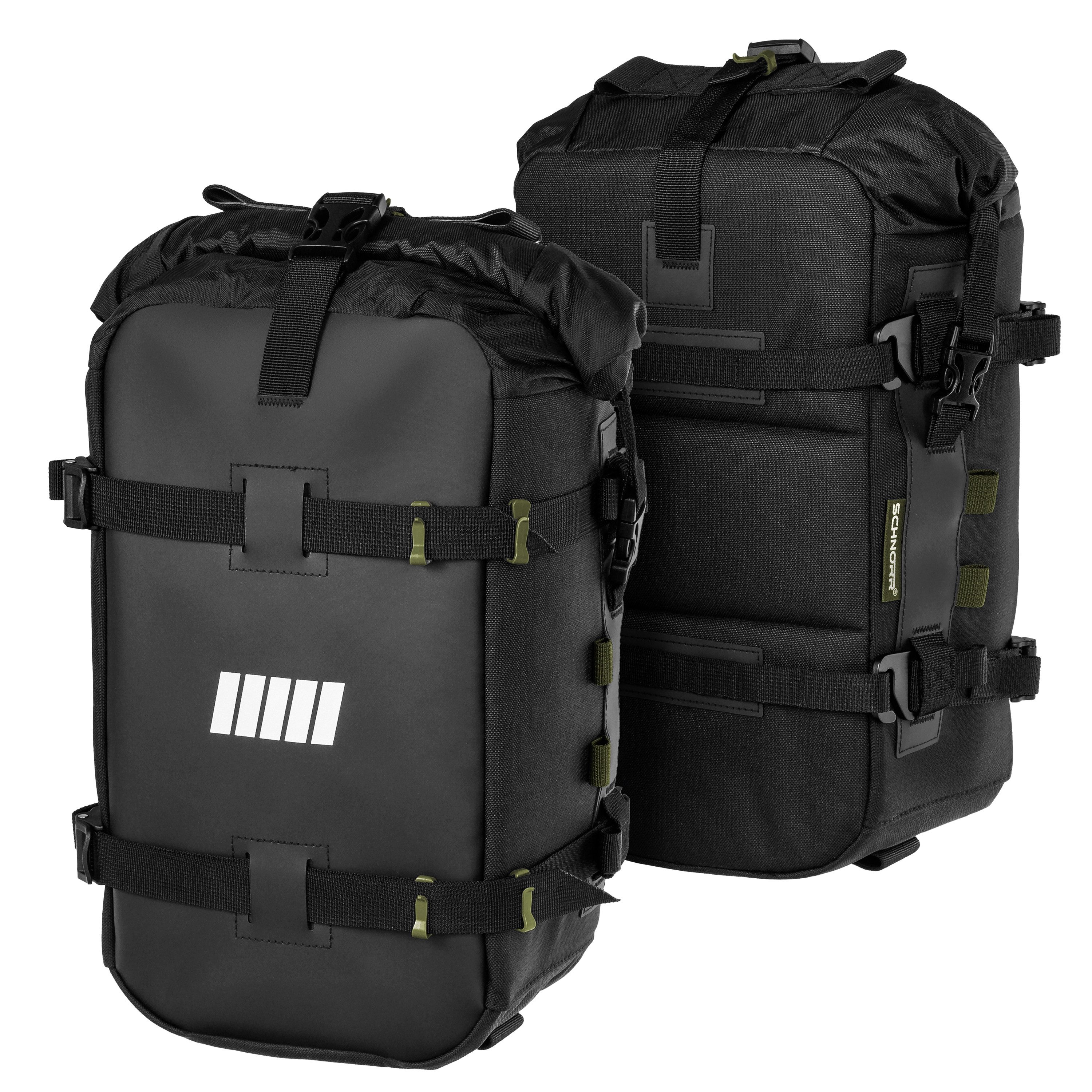 Gepäckträgertasche Motorrad Seitentasche / Hecktasche - 12 L - wasserdicht, flexibel Paar