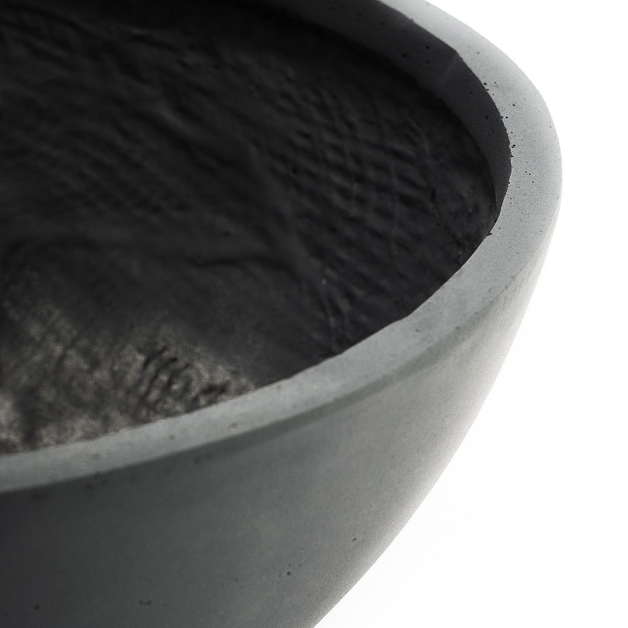 Pflanzwerk® Pflanzschale Pflanzkübel BOWL Frostbeständige Premium Blumenschale mit Lotus-Effekt, Fiberglas - Handgefertigt - Rund - Frostbeständig