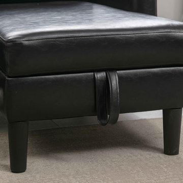 WISHDOR Chesterfield-Sofa Schlafsofa Ecksofa Wohnlandschaft Modulsofa, Modulares Sofa, Mit 3 Rückenpolstern und Stauraum