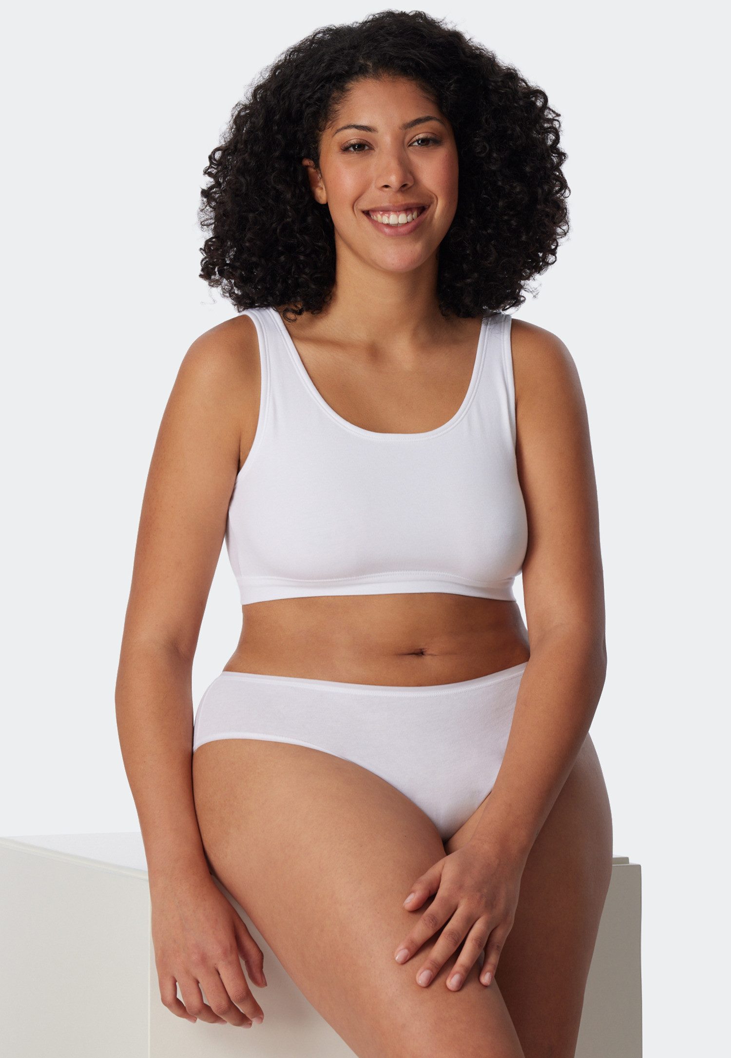 Schiesser Bustier 95/5 (2er-Pack) mit elastischem Unterbrustband