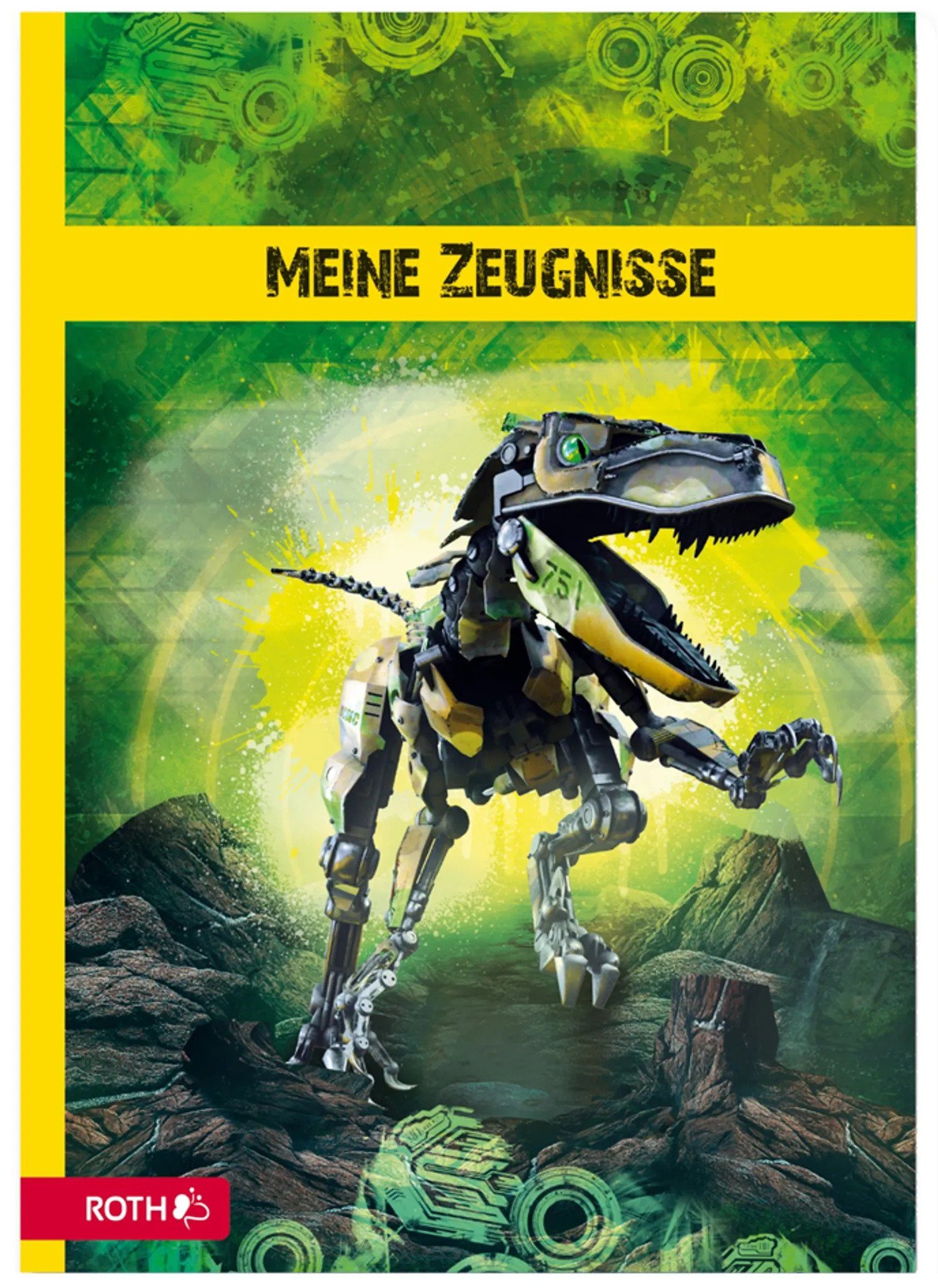 Roth Ideen Organisationsmappe ROTH Zeugnismappe "Robo-Rex", DIN A4