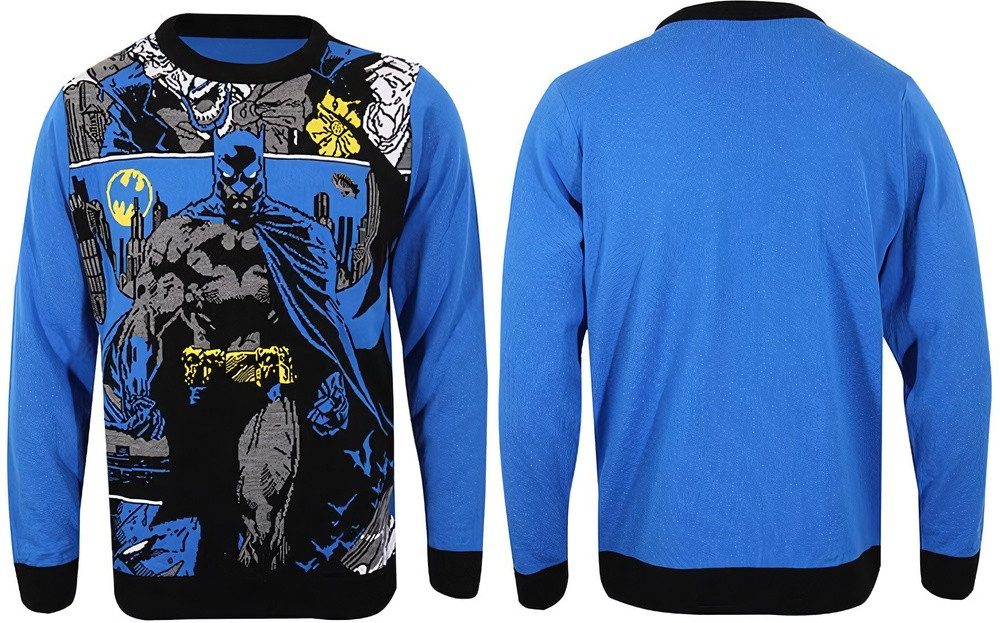 Batman Rundhalspullover Manga Jumper